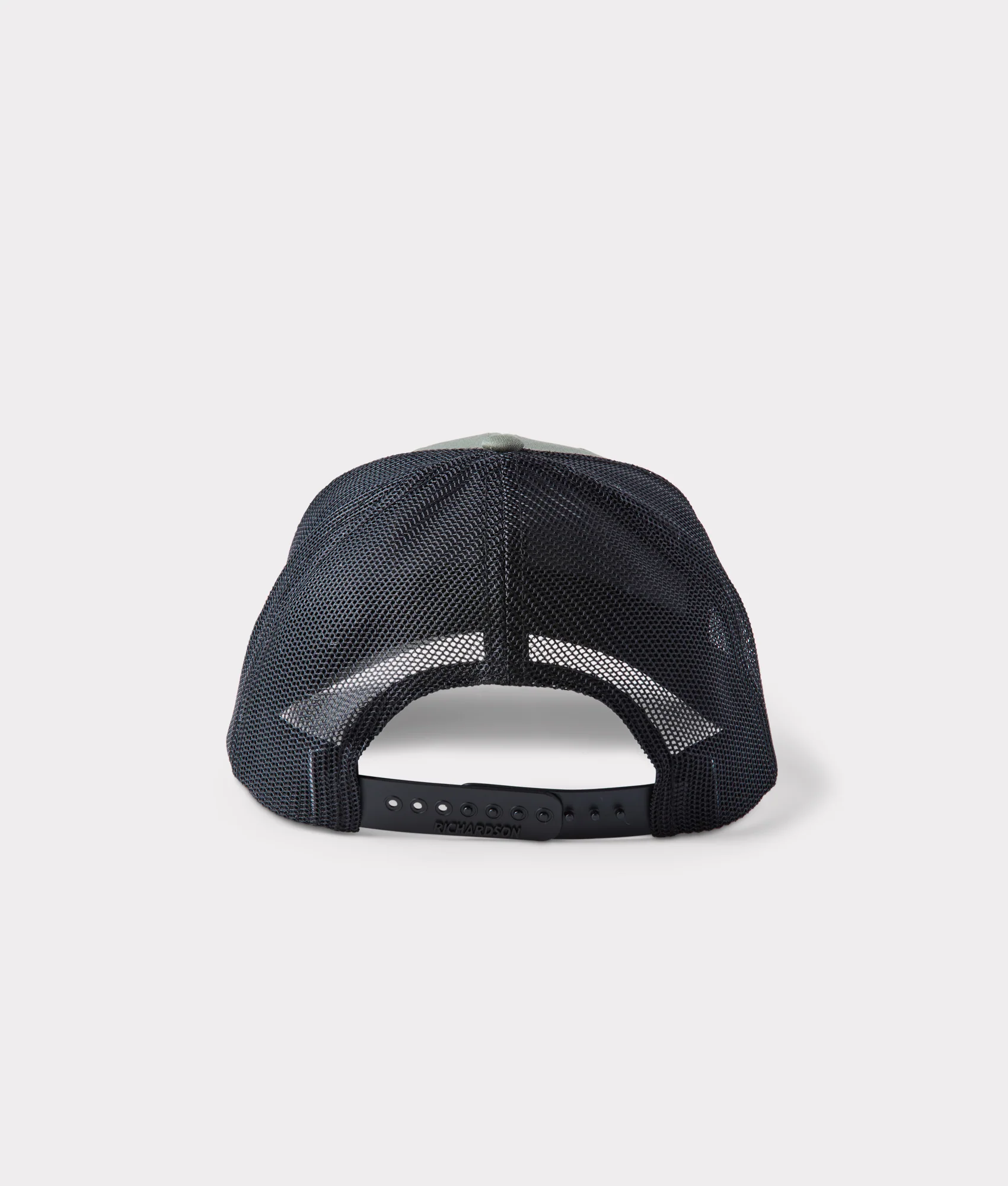 Leather Patch Cap :: Loden + Black - Image 2