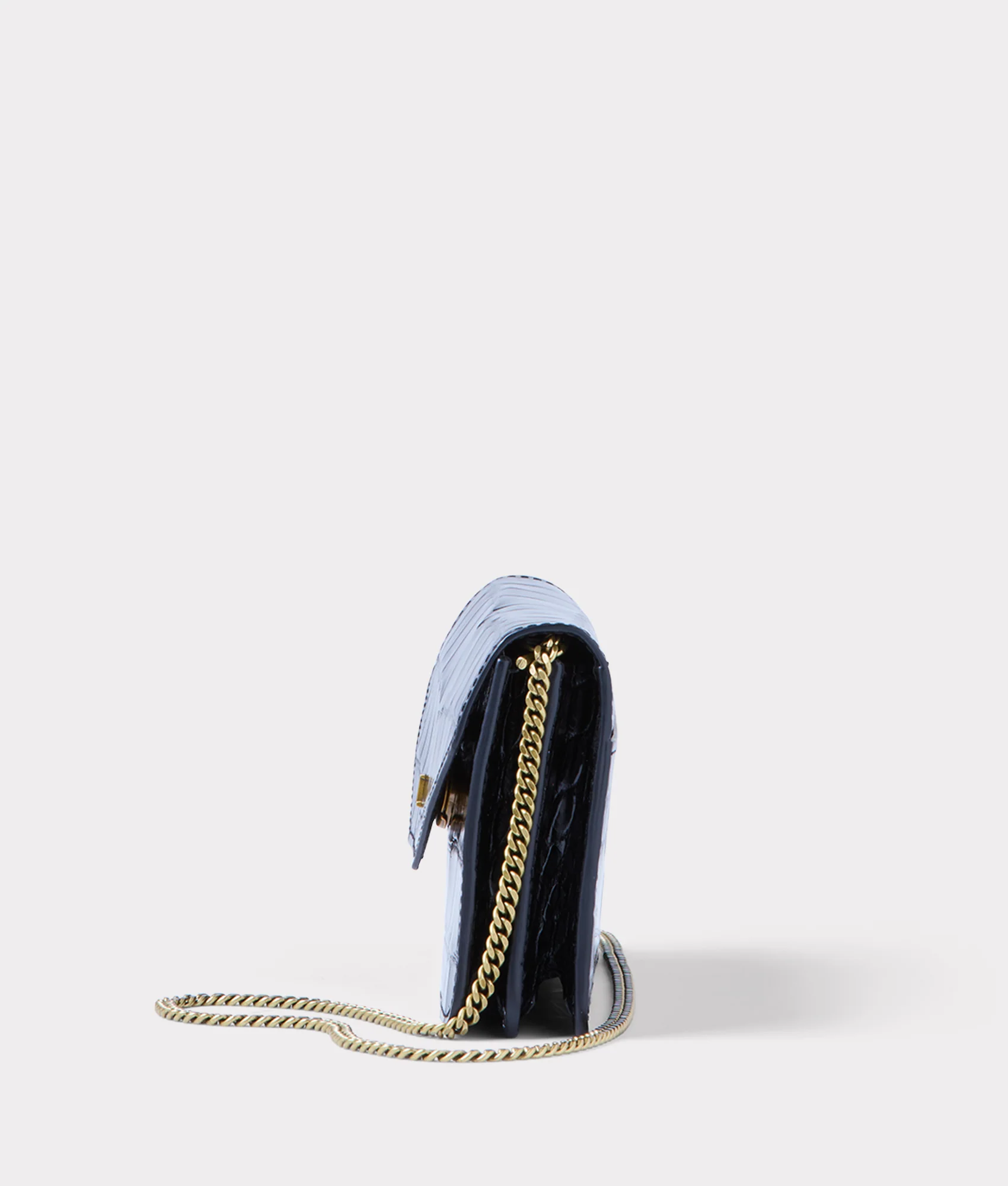 Long Exotic Wallet On A Chain :: Black - Image 7