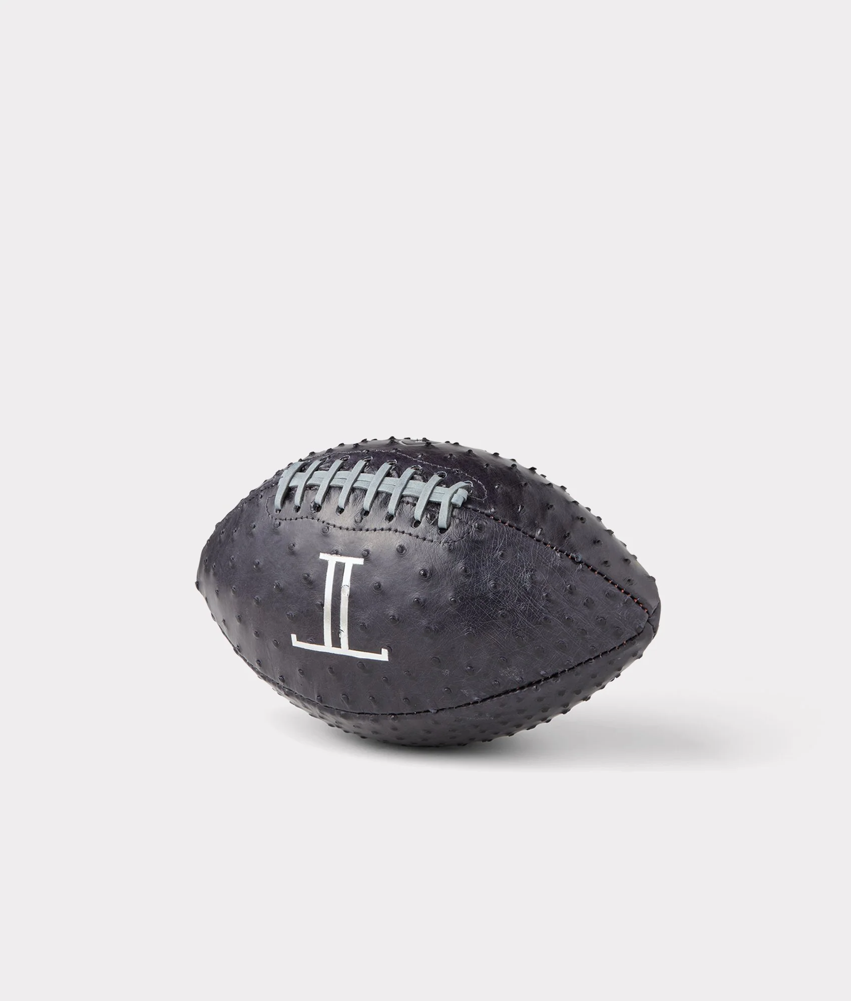 Lucchese Ostrich Football :: Navy - Image 3