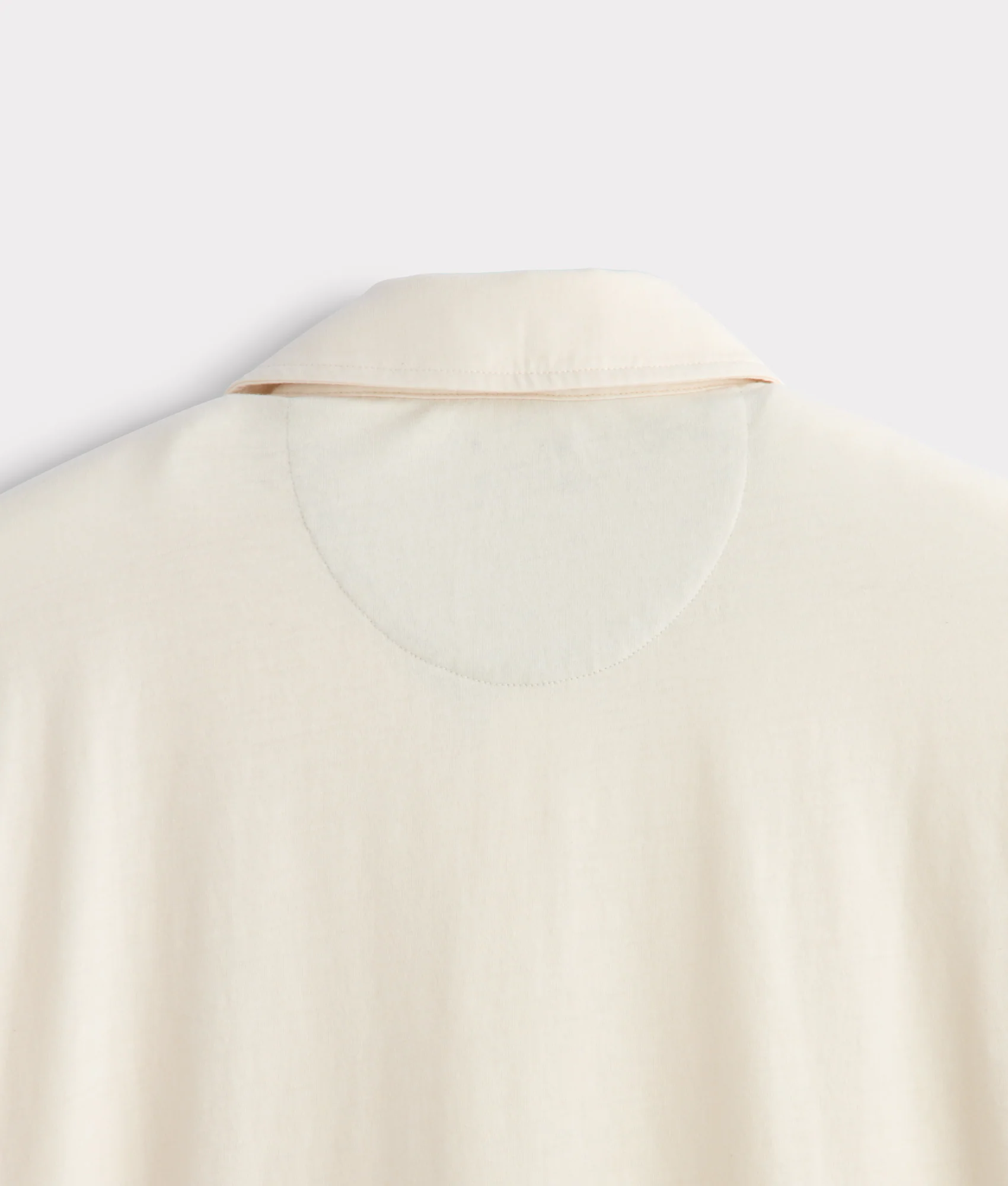Lucchese Pima Blend Polo :: Cream - Image 4
