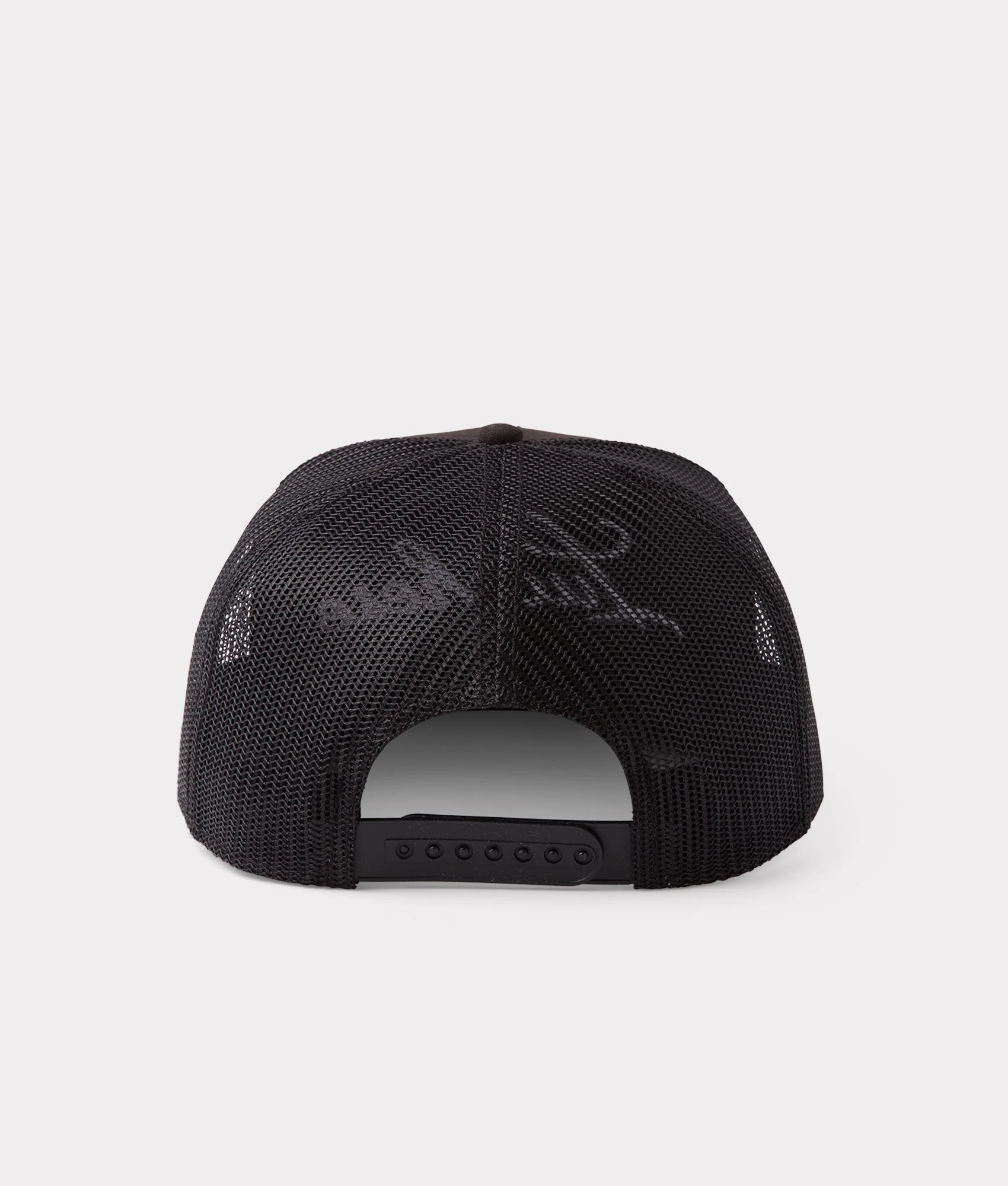 Lucchese Script Trucker Cap :: Black - Image 2