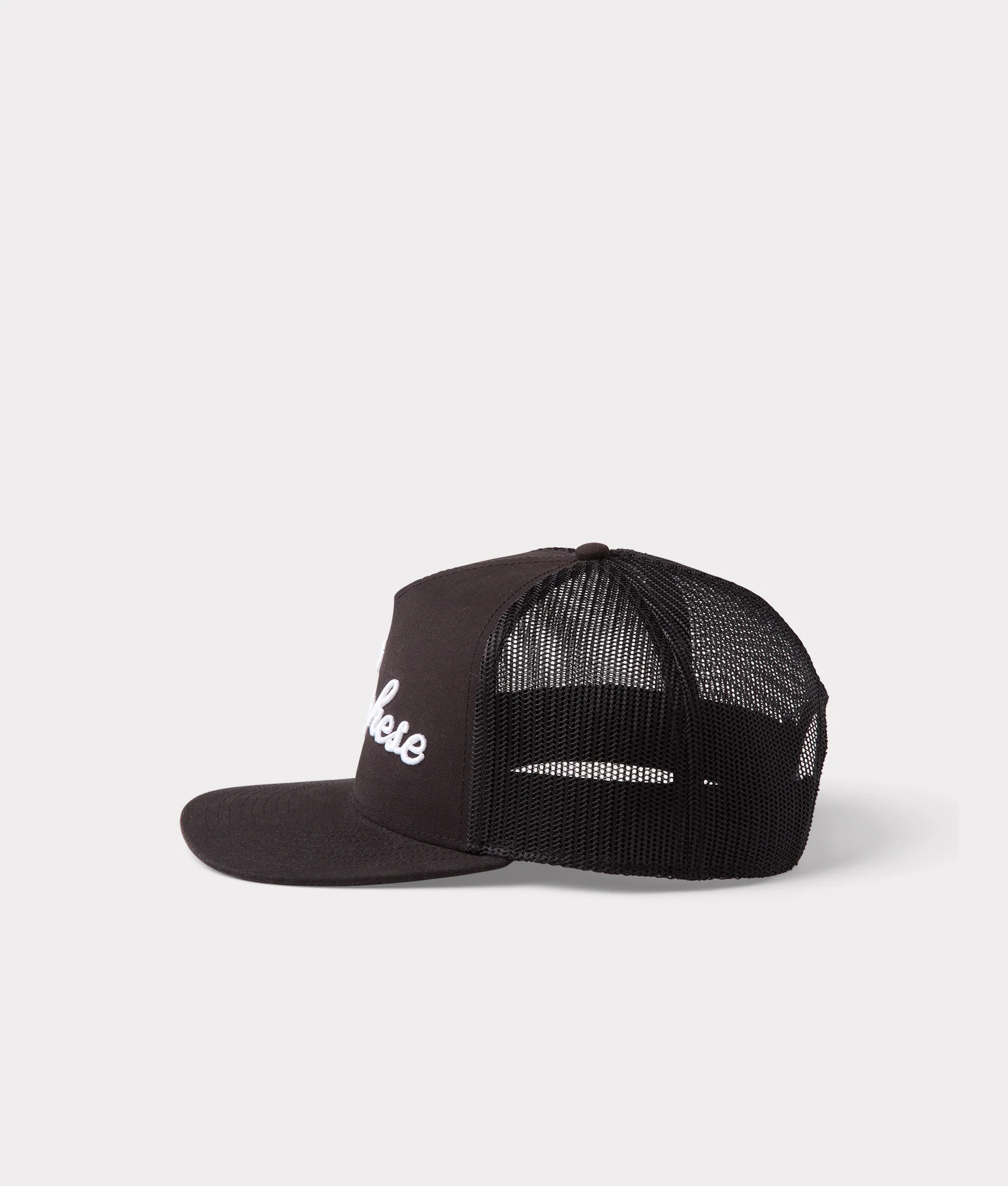 Lucchese Script Trucker Cap :: Black - Image 5
