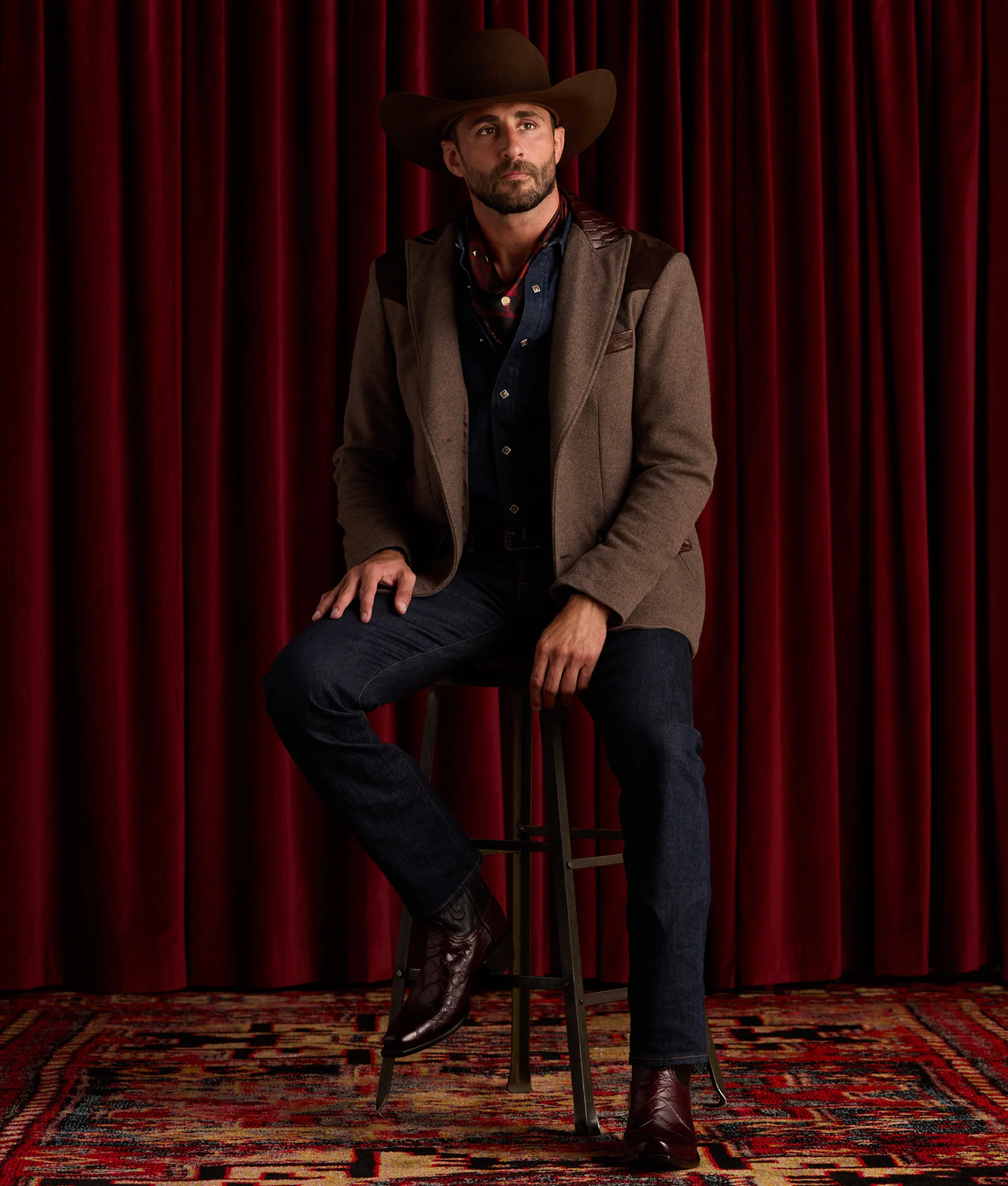 Men's Black Cherry Look 5