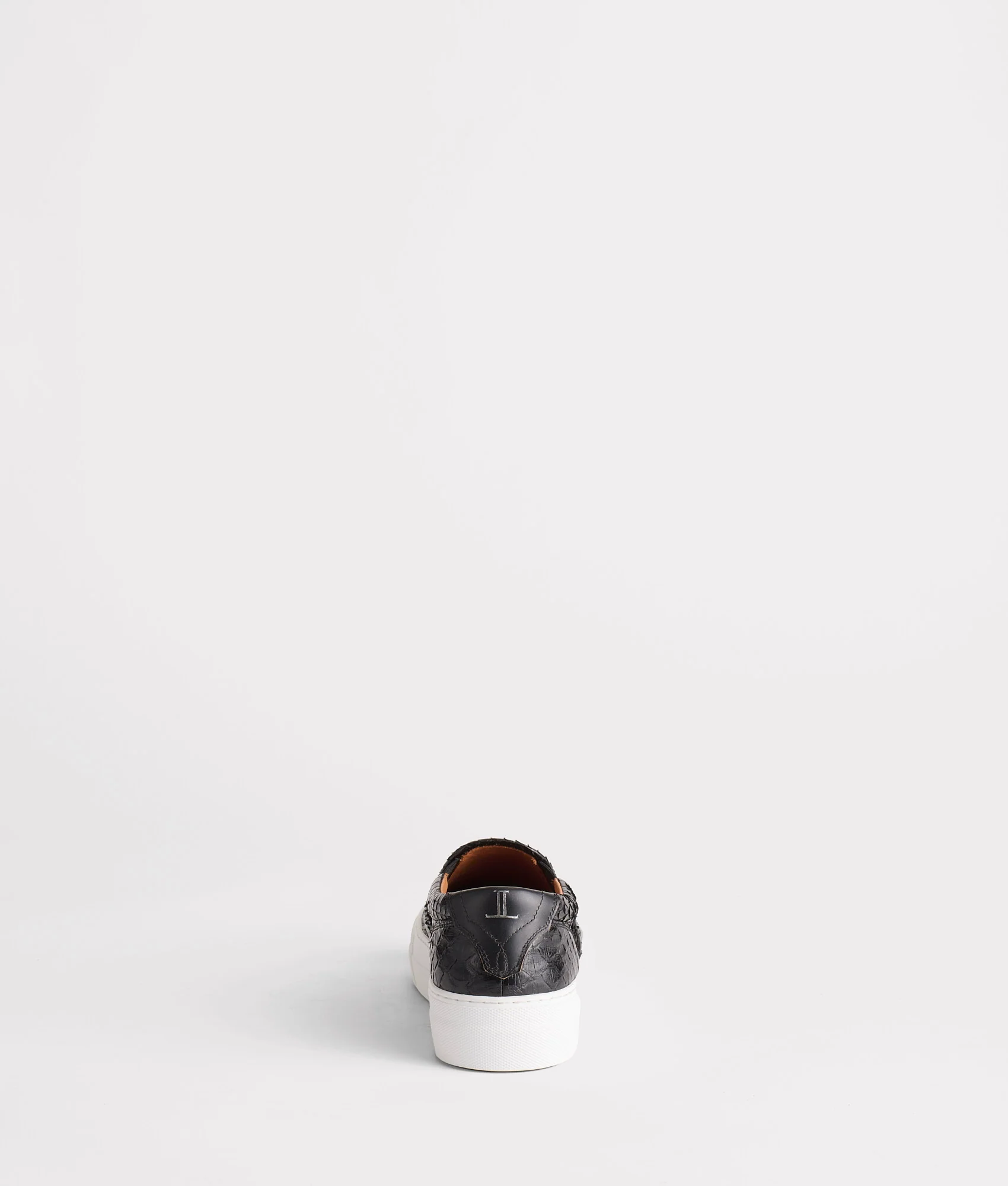 Mosaico Slip On :: Black Python - Image 4