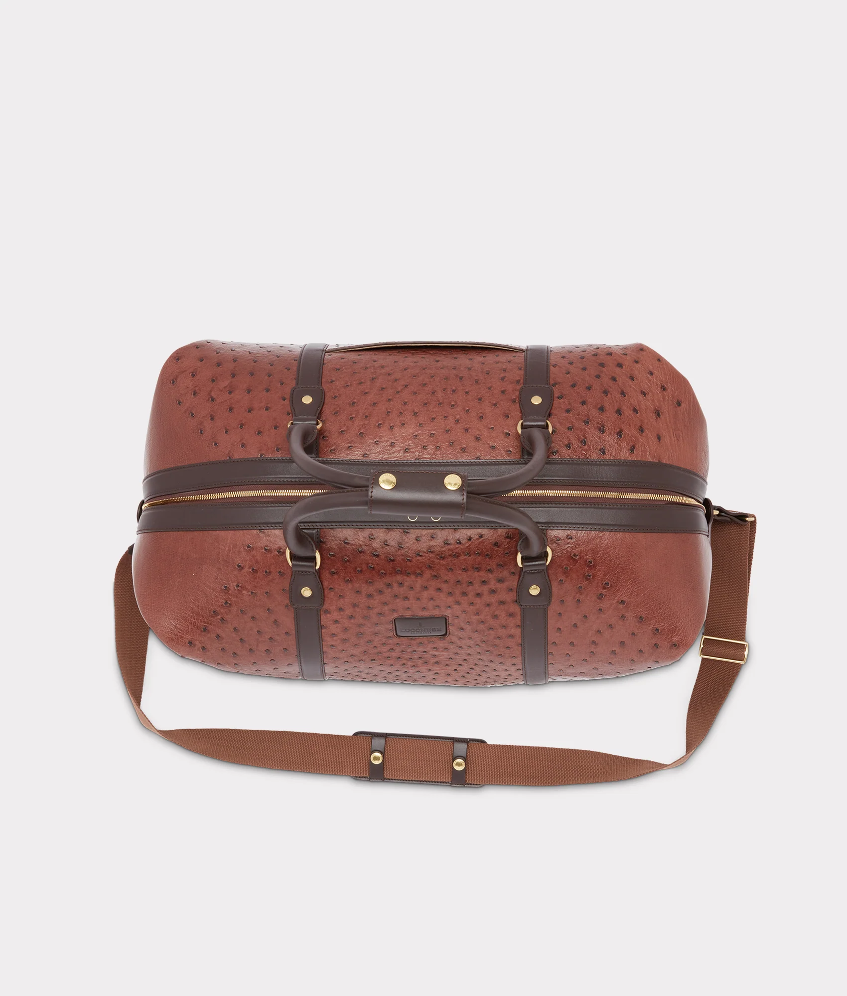 Ostrich Duffle - Large :: Chocolate - Image 6