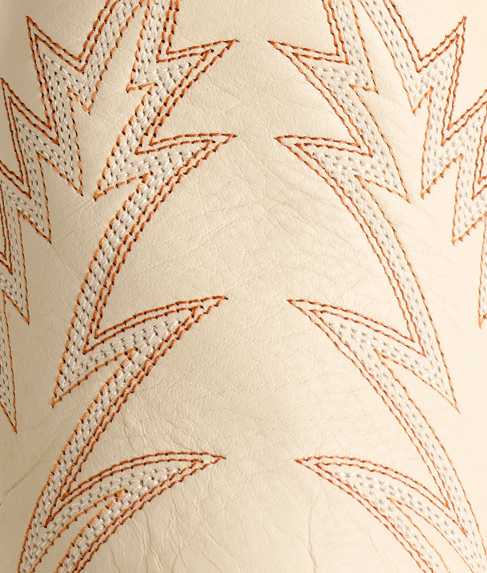 Priscilla :: Glitz Cream W/ Burnt Orange Stitching - Image 10