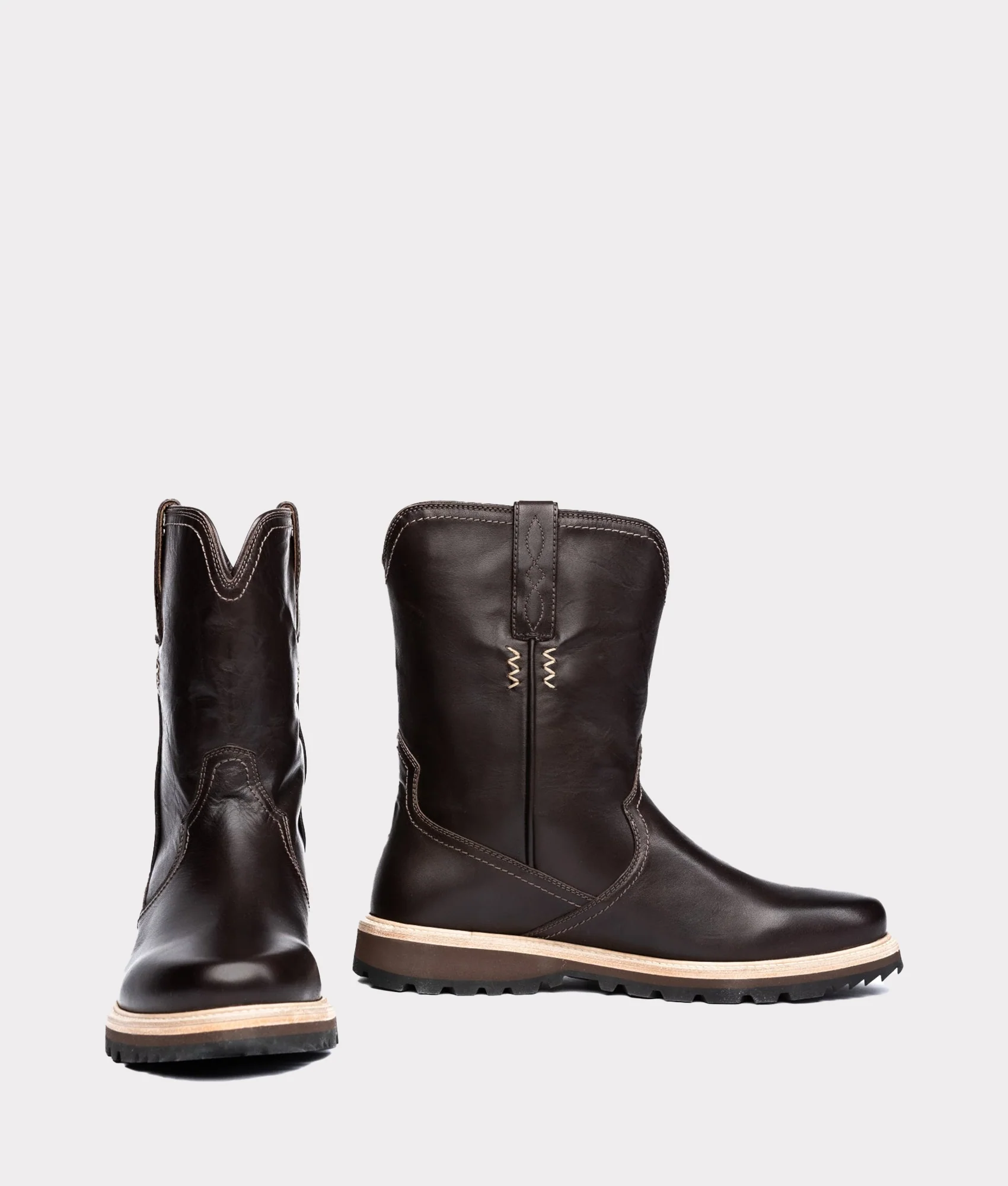 Ranger II Pull On Boot :: Chocolate - Image 2