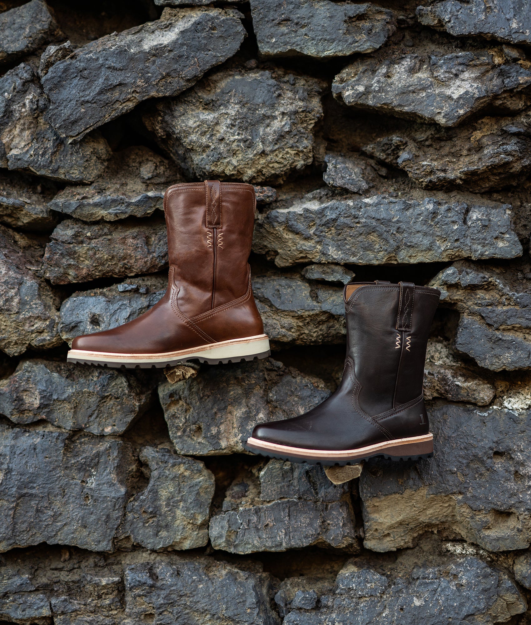 Ranger II Pull On Boot :: Chocolate - Image 3