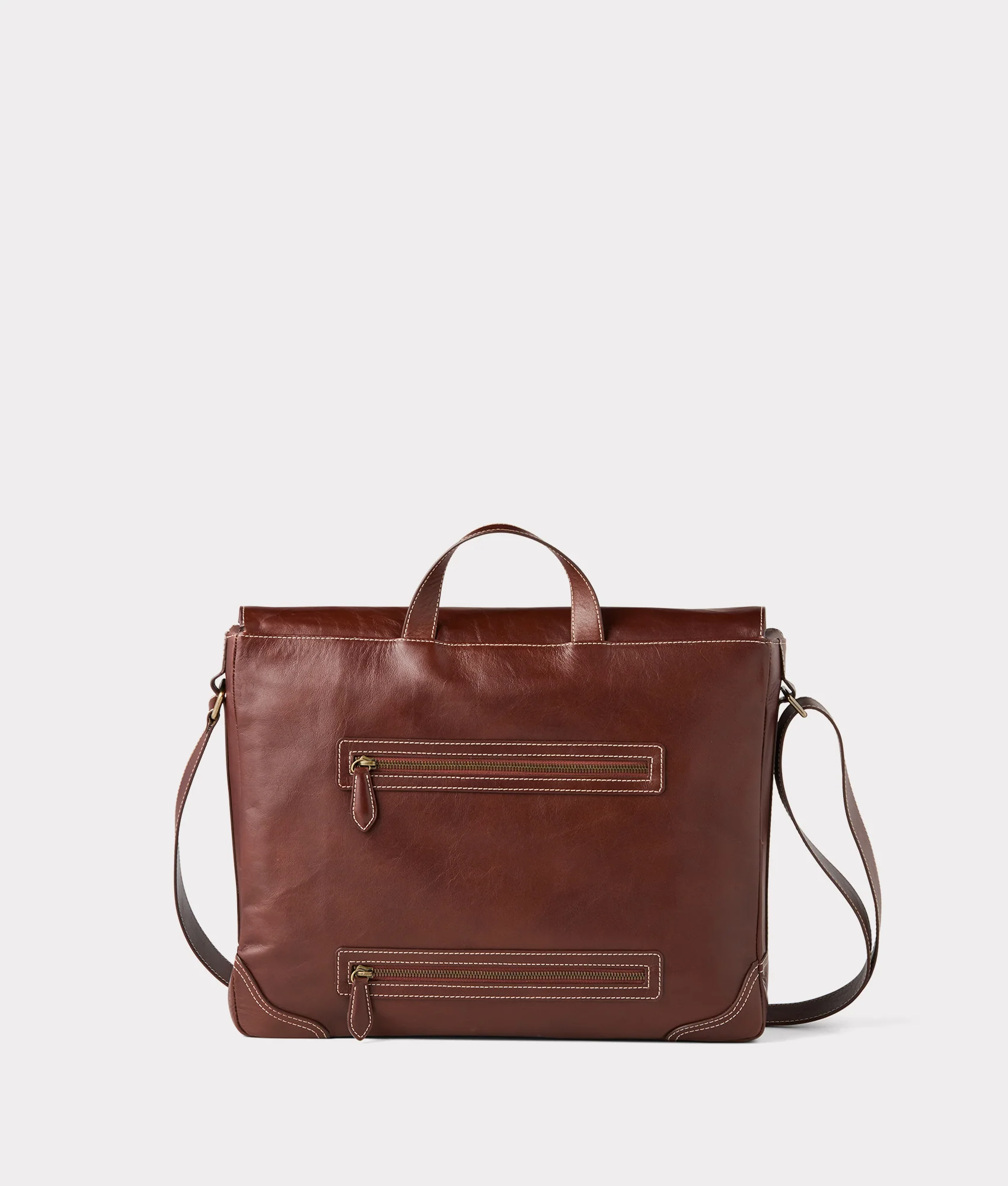 Everyday Messenger Bag :: Brown - Image 4