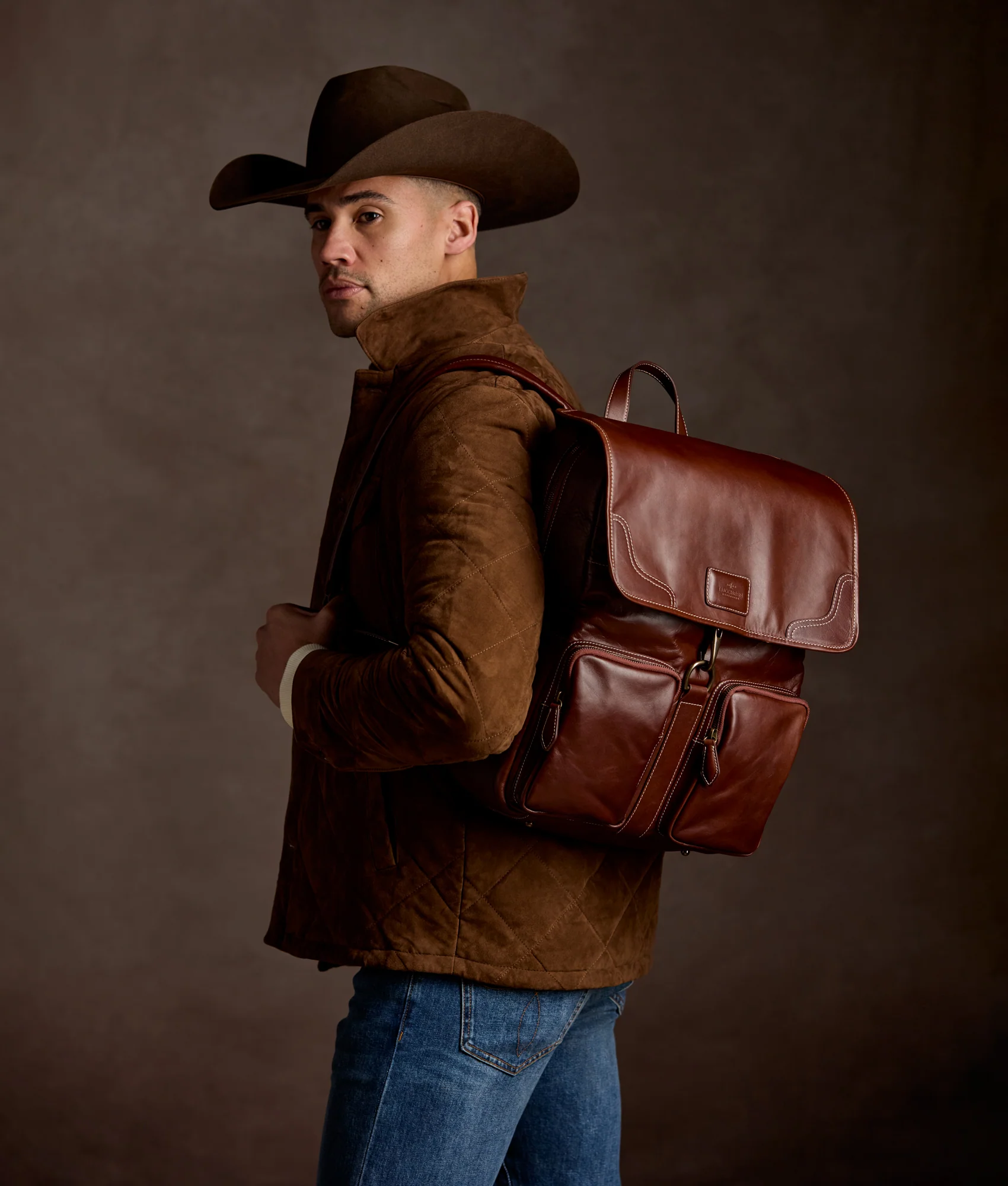 Everyday Backpack :: Brown - Image 2