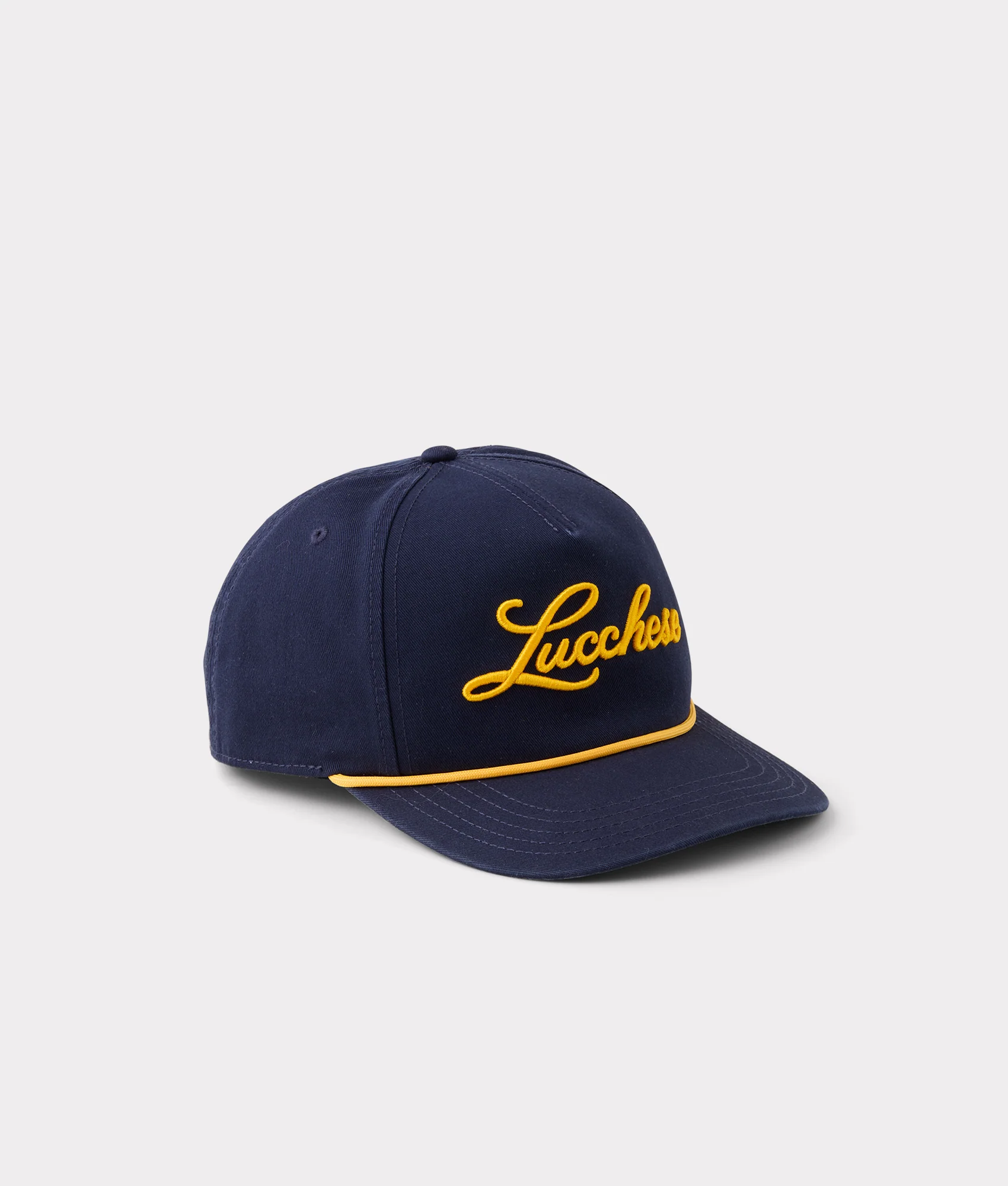 Script Rope Cap :: Navy - Image 2