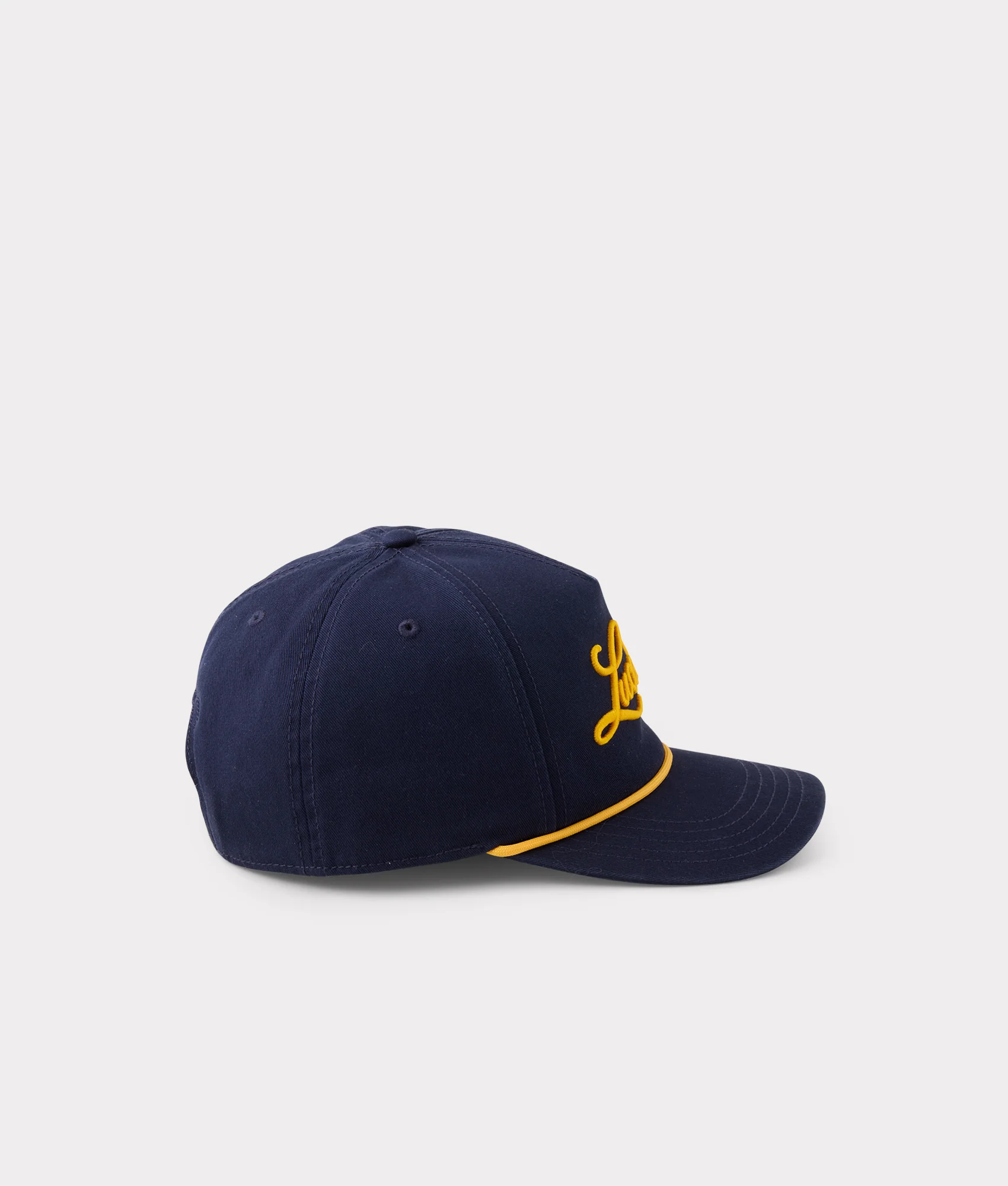 Script Rope Cap :: Navy - Image 3