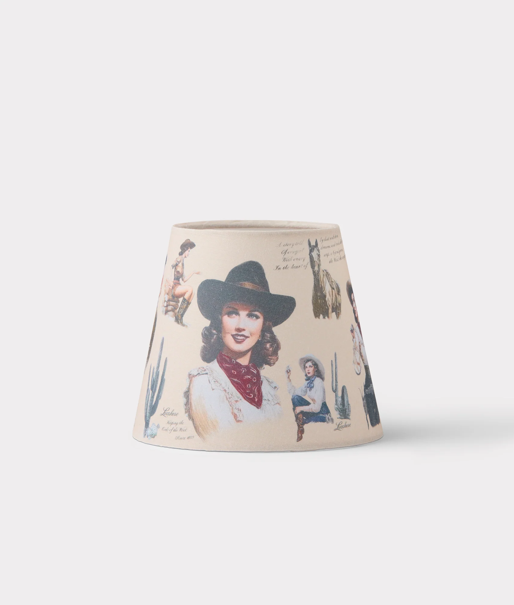 Vintage Lampshade :: Ivory - Image 4