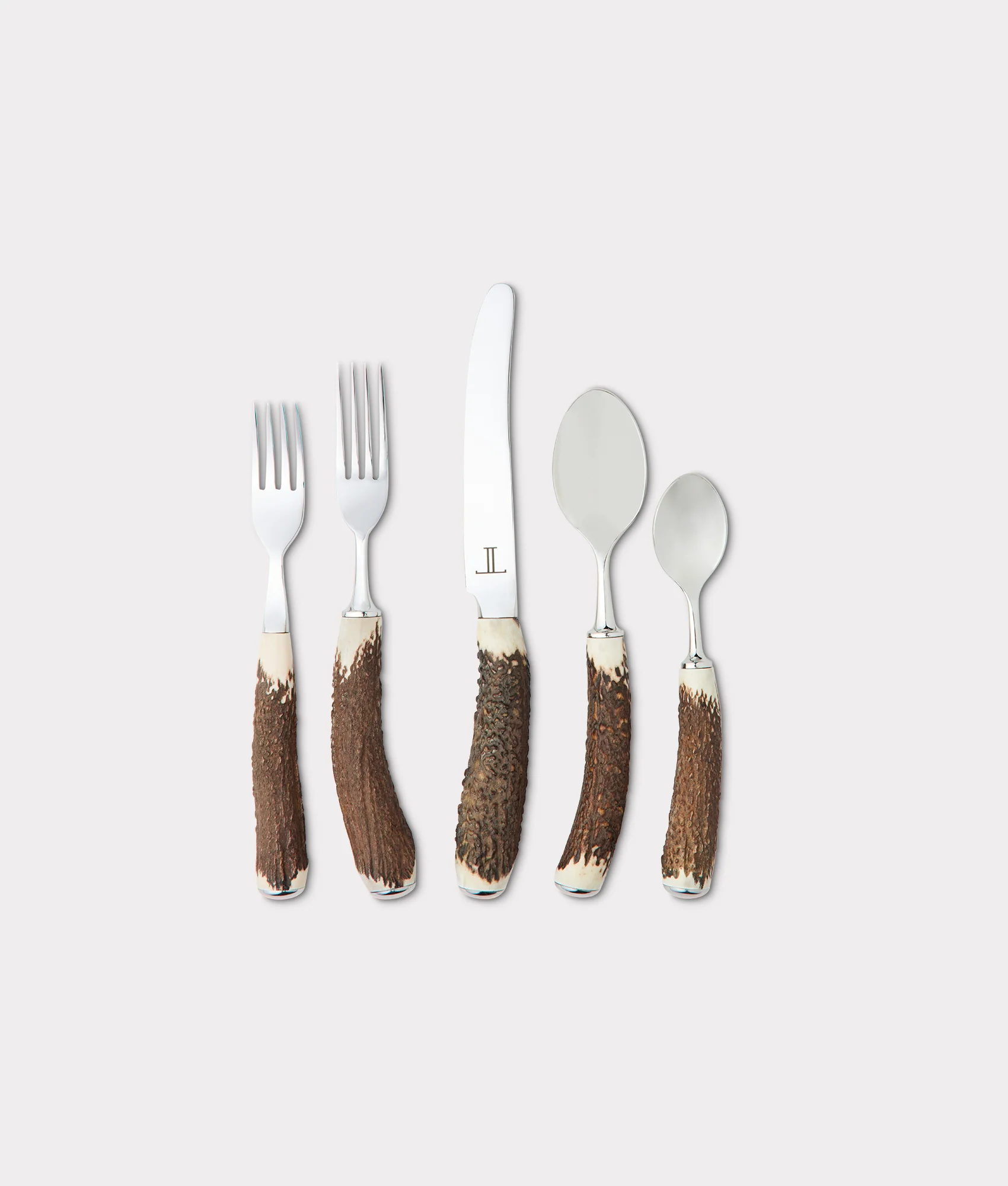 Stag Horn Flatware - 5 Piece Place Setting :: Silver
