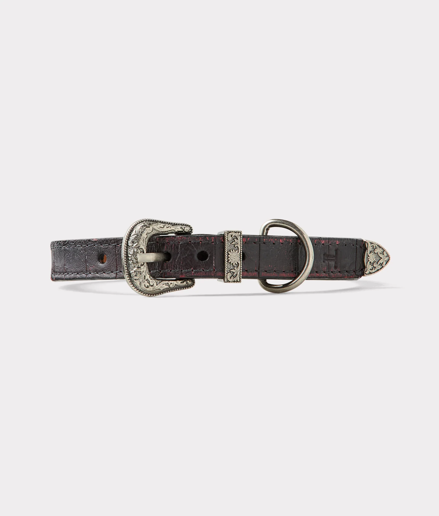 Exotic Dog Collar :: Black Cherry - Image 7