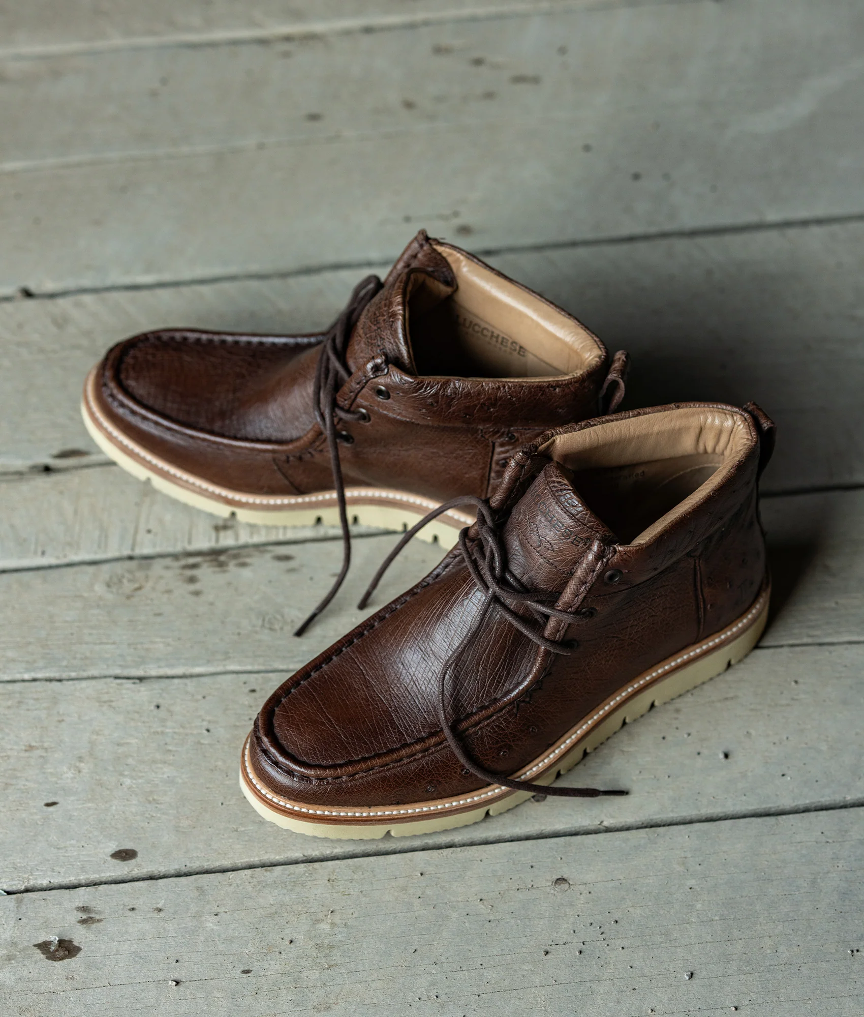 Ridgeline Exotic Chukka Boot :: Tobacco - Image 3
