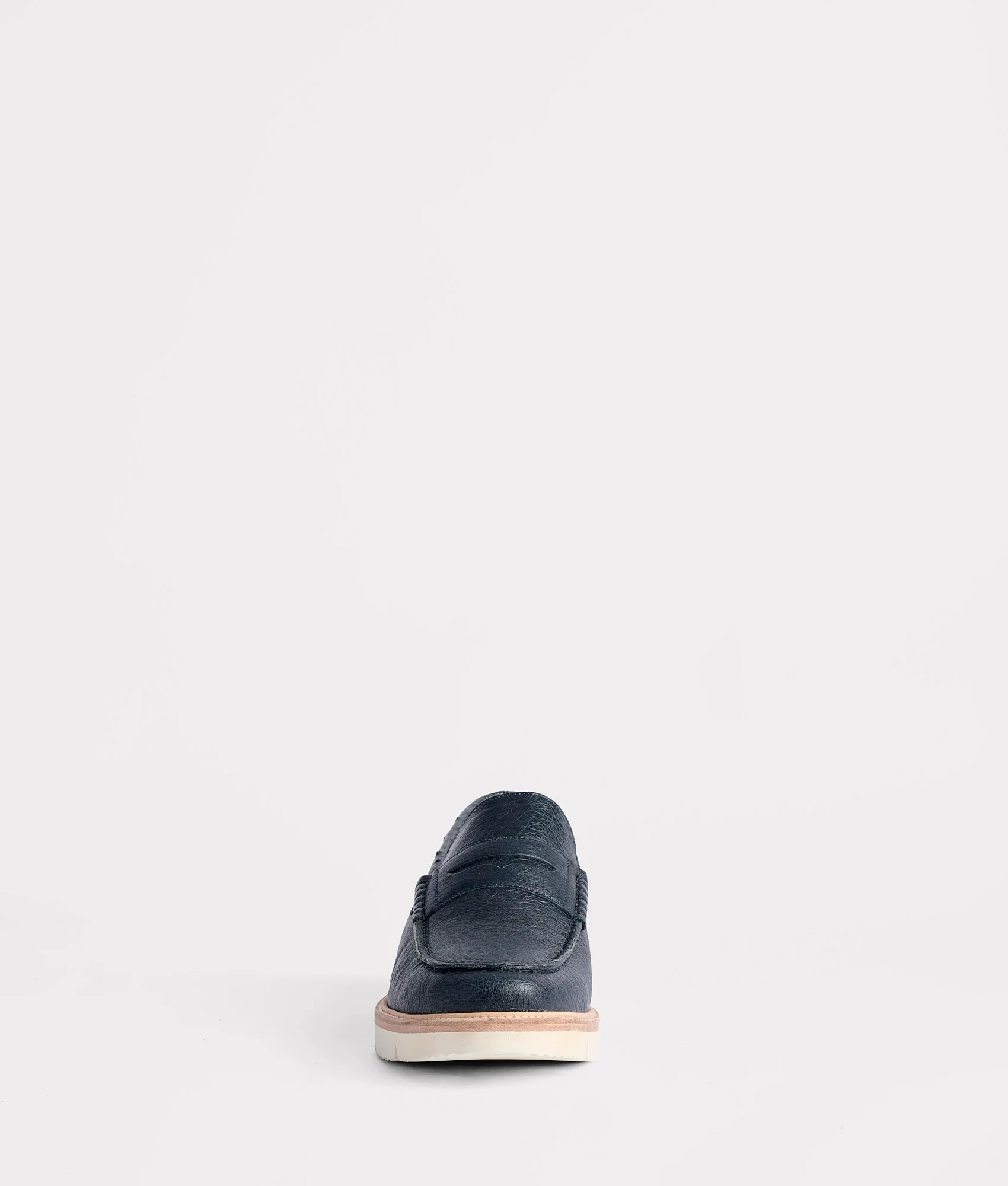 Ridgeline Exotic Penny Loafer :: Navy - Image 3