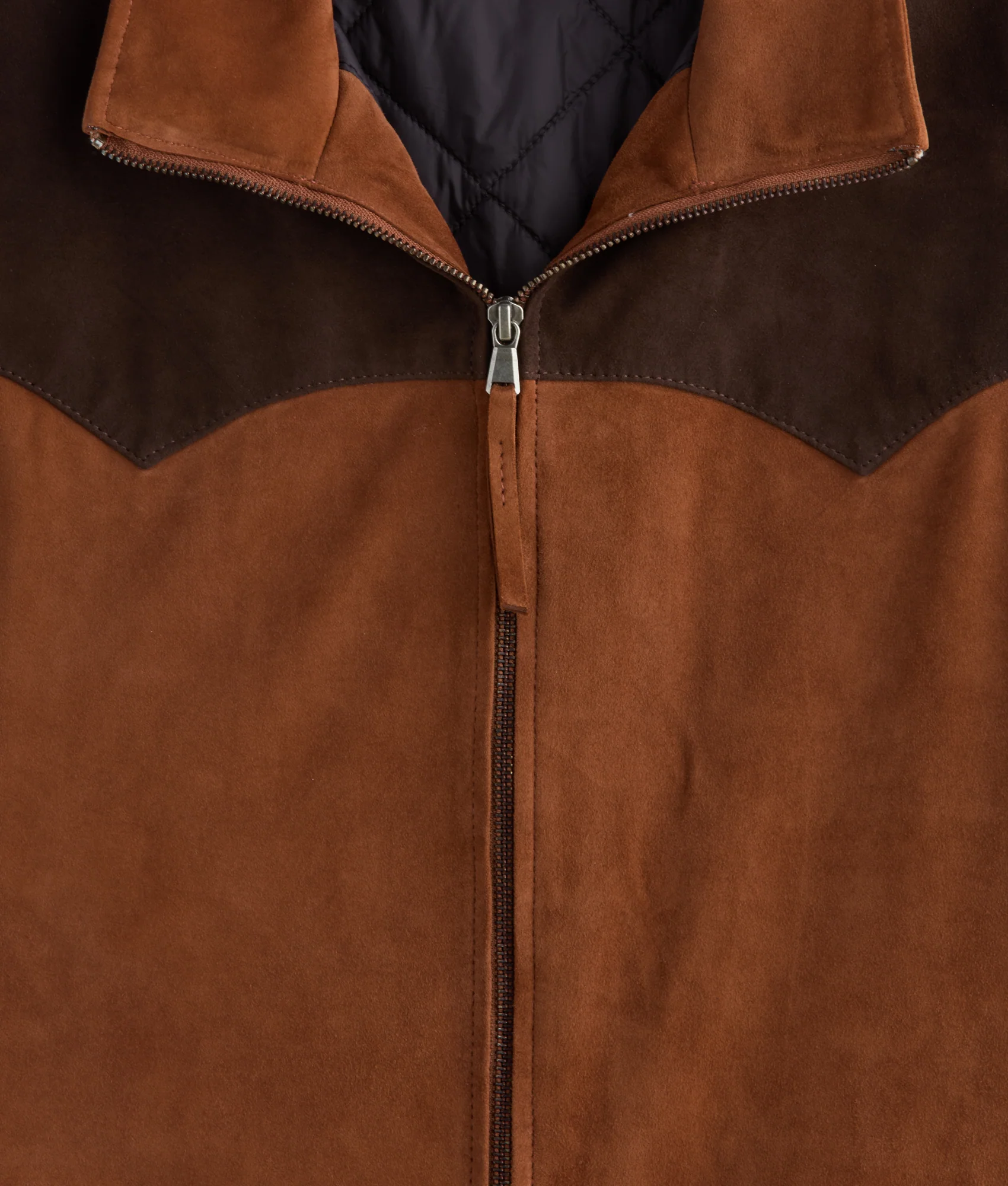 Rit Two-Tone Vest :: Brown - Image 4