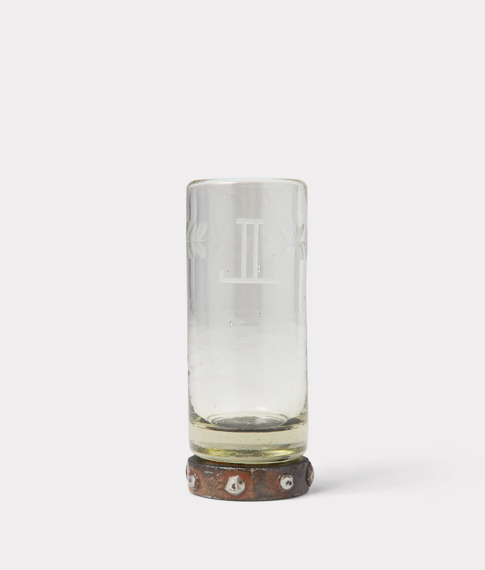 Mirrored L Triple Zackshot Glass :: Iron - Image 2