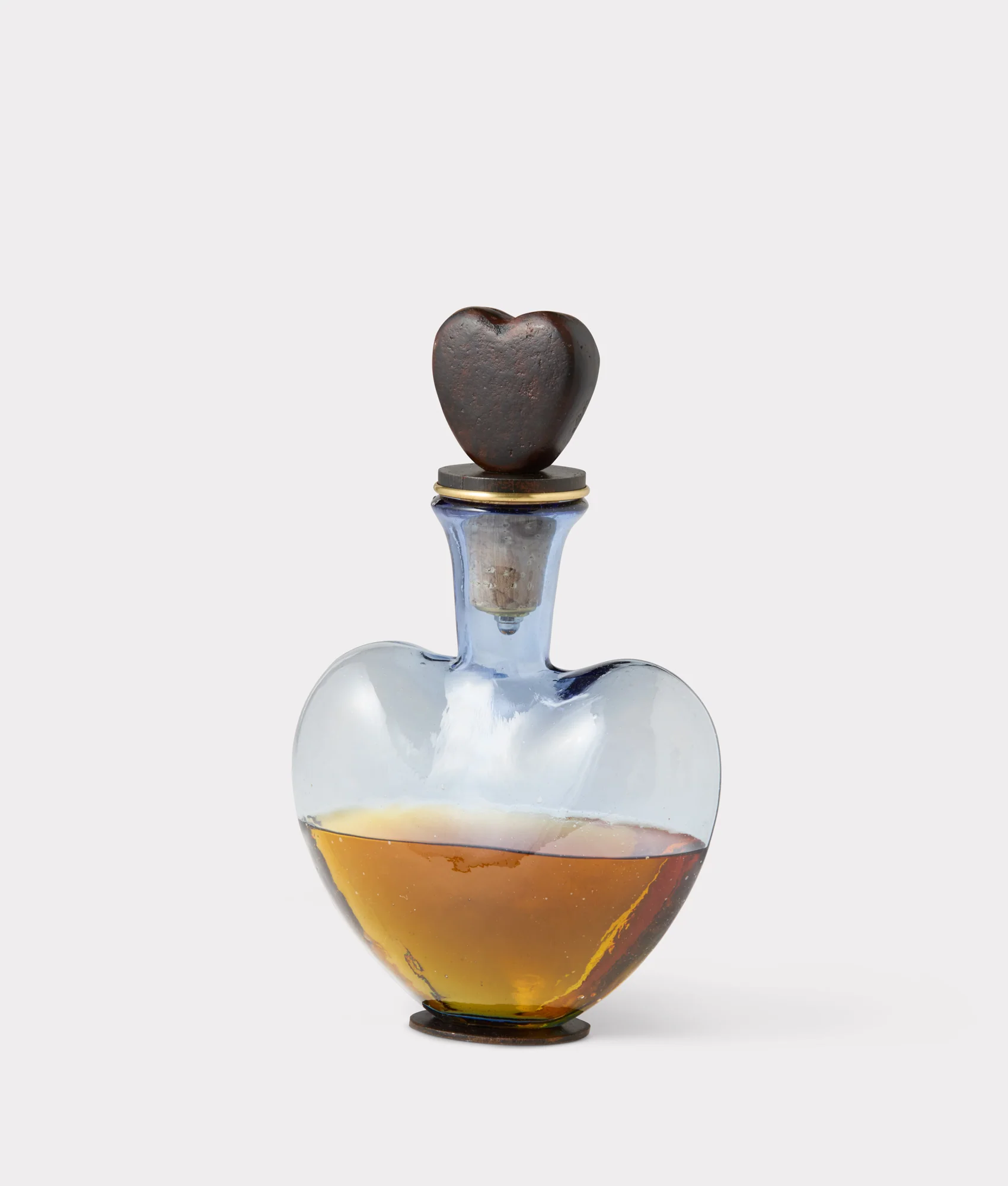 Azalea Heart Decanter :: Blue - Image 4