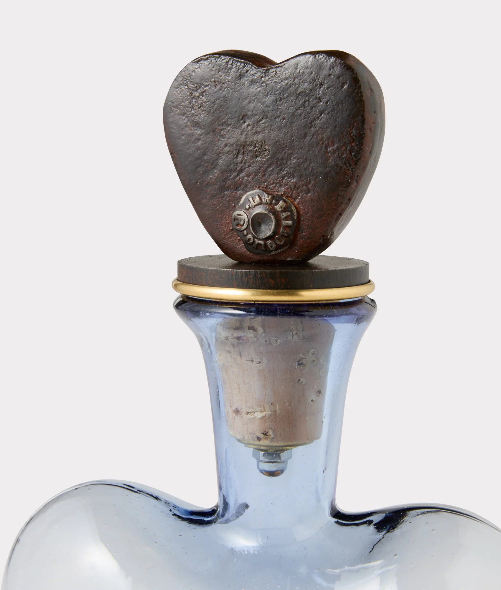 Azalea Heart Decanter :: Blue - Image 6