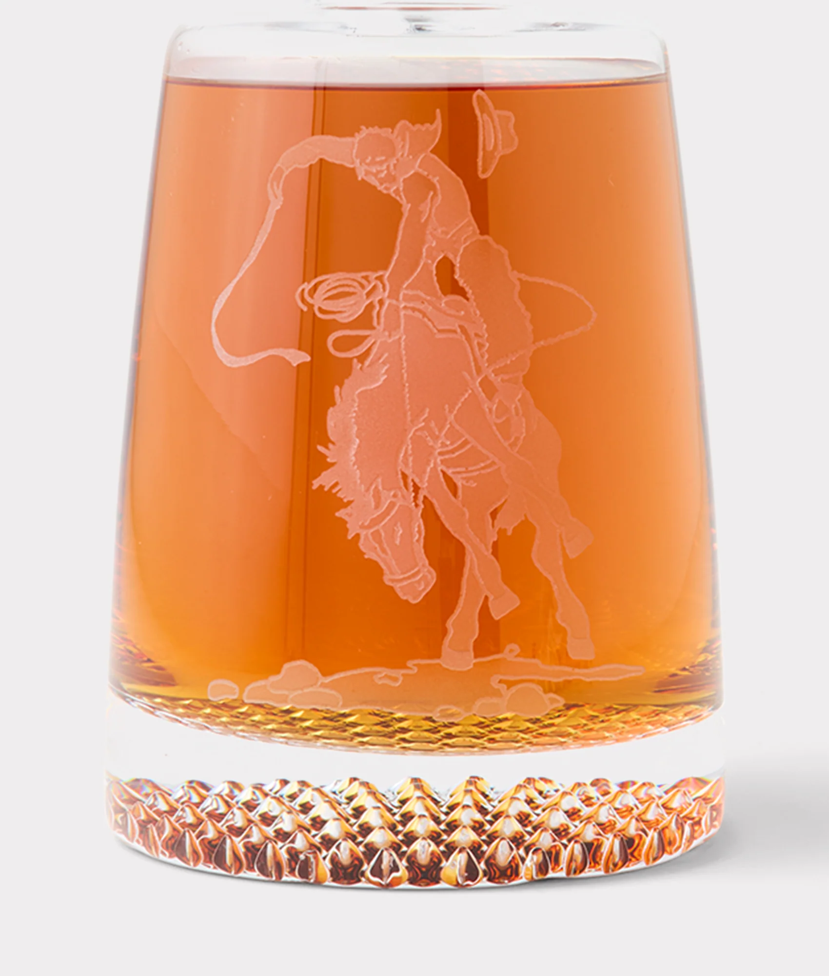 Saddle Bronc Decanter :: Crystal - Image 3
