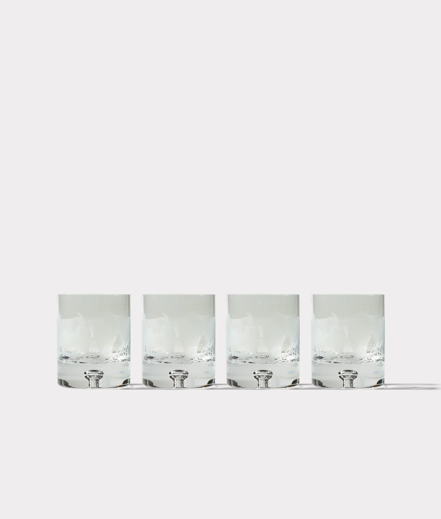Stampede Whiskey Glasses - Set of Four :: Crystal - Image 3
