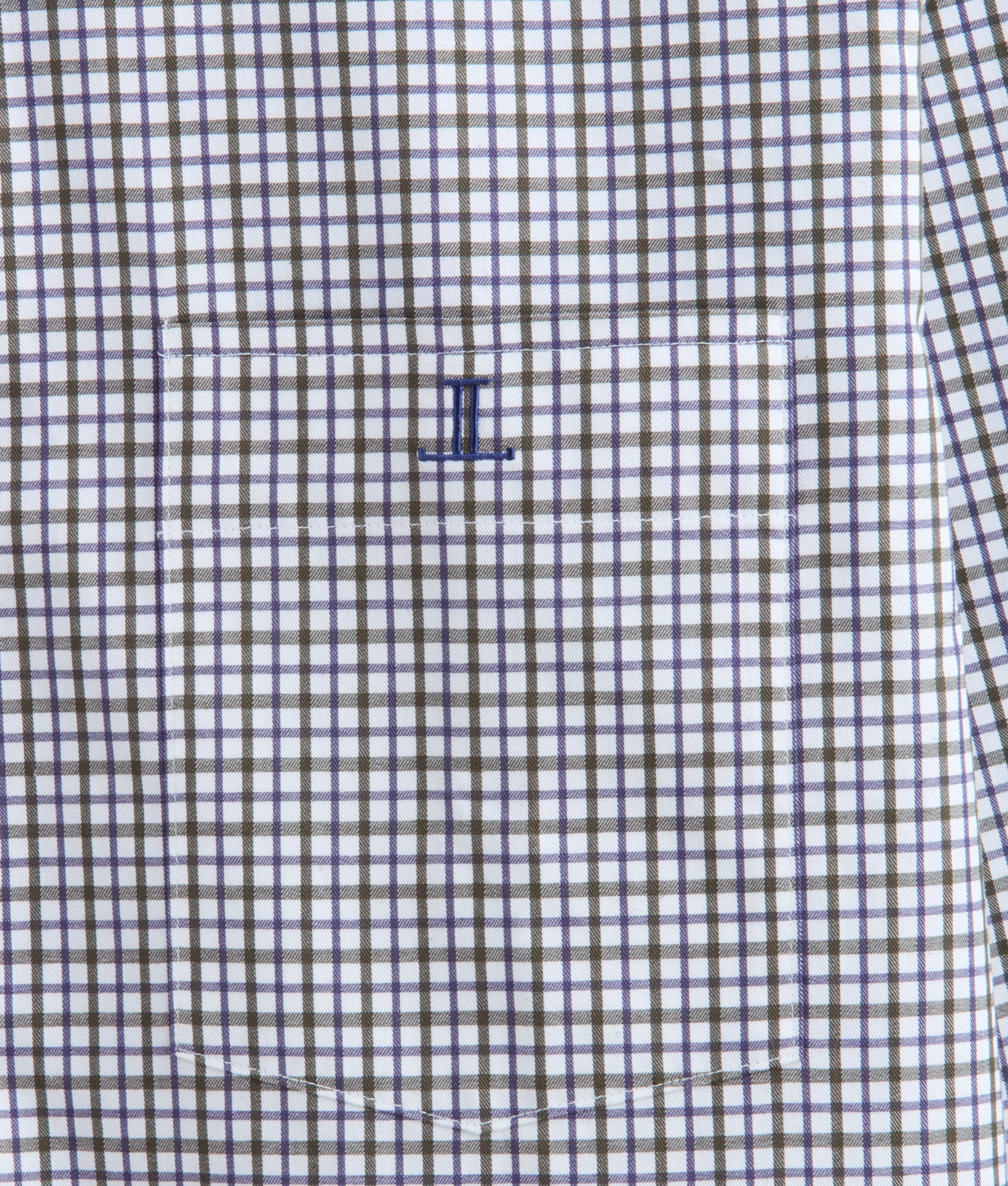 San Antonio Cowboy Fit :: Olive/Blue/White Multi - Image 3