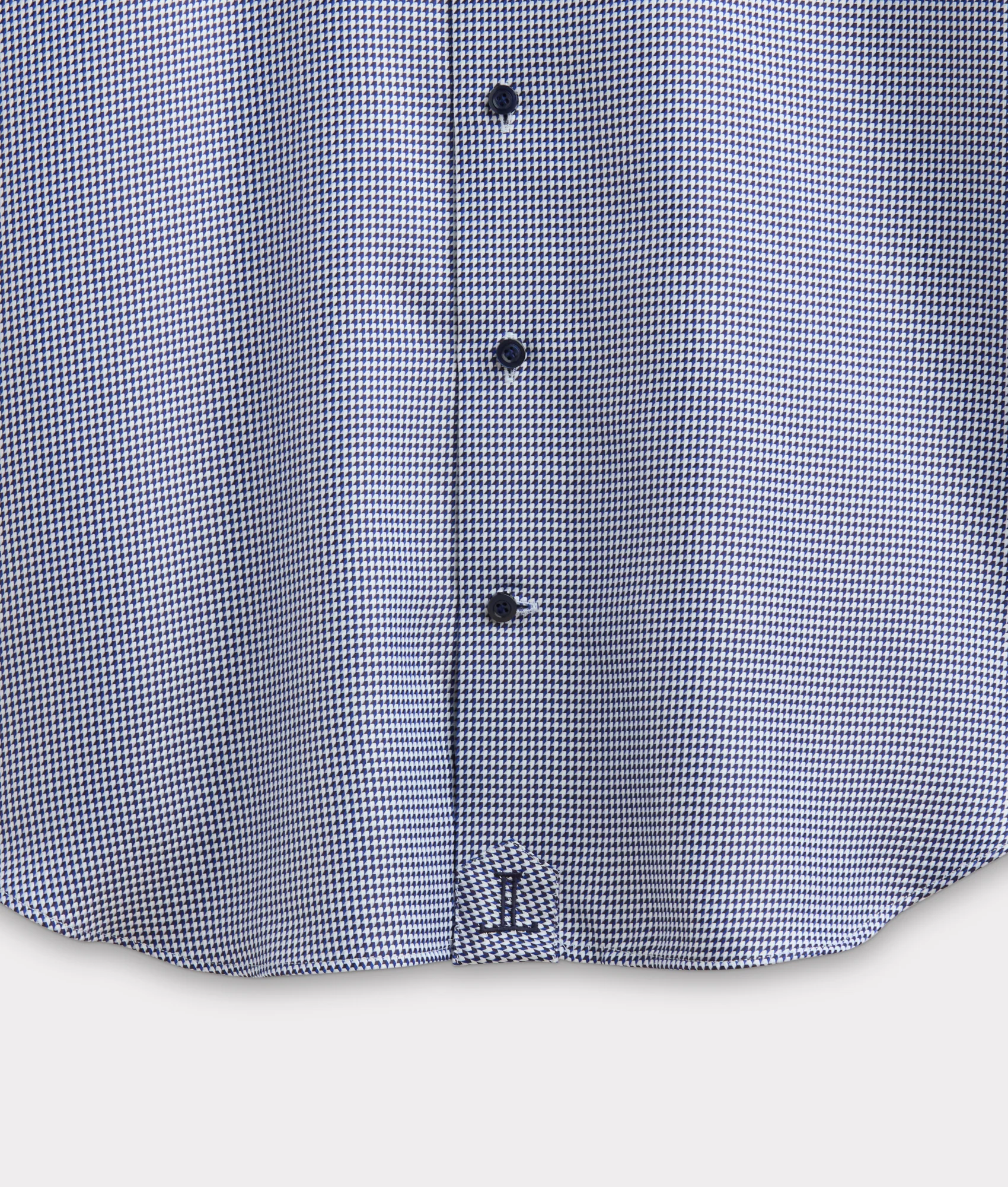 San Antonio Modern Fit :: Navy/White Plaid - Image 3