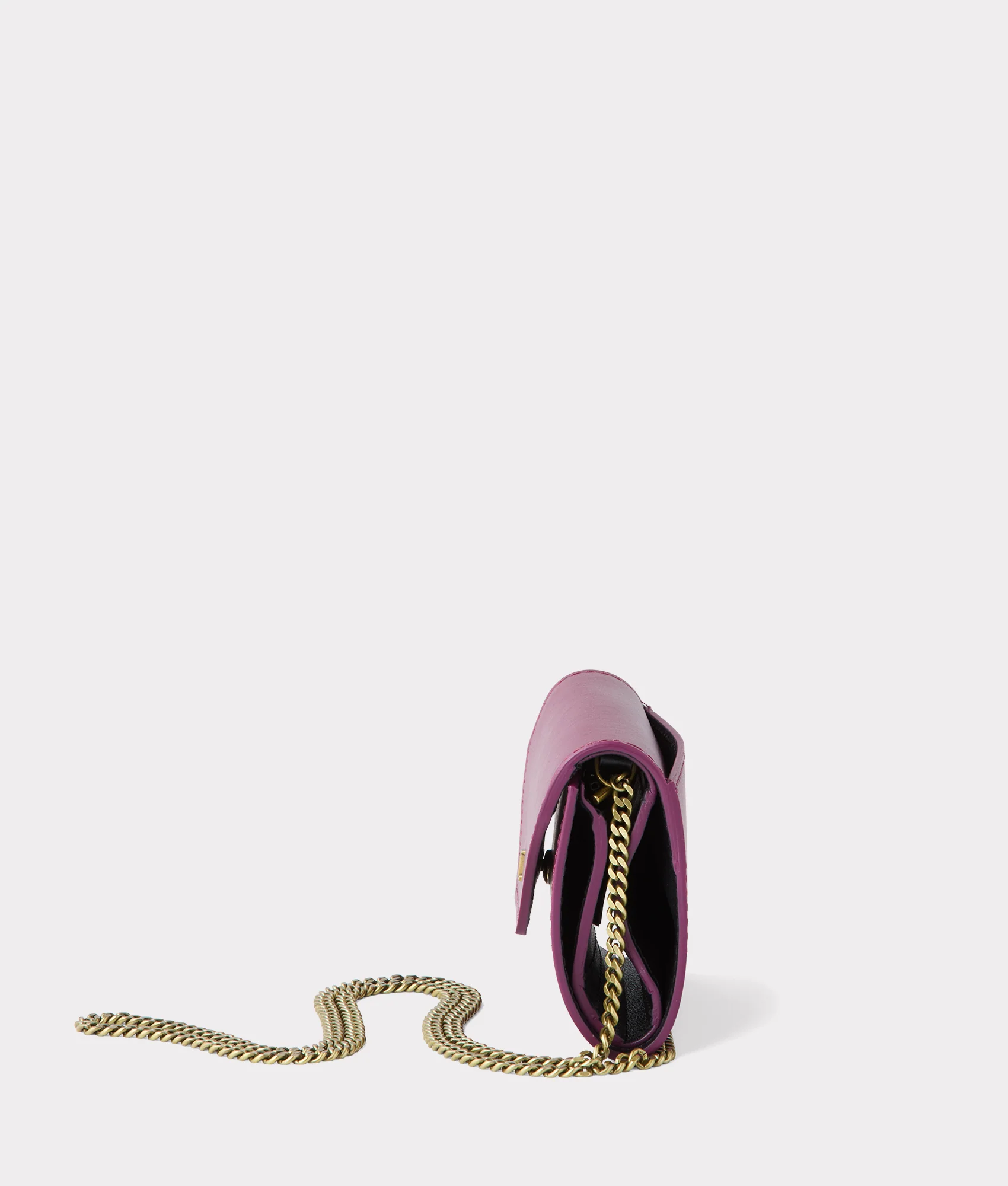 Short Wallet On A Chain :: Burgundy - Image 6