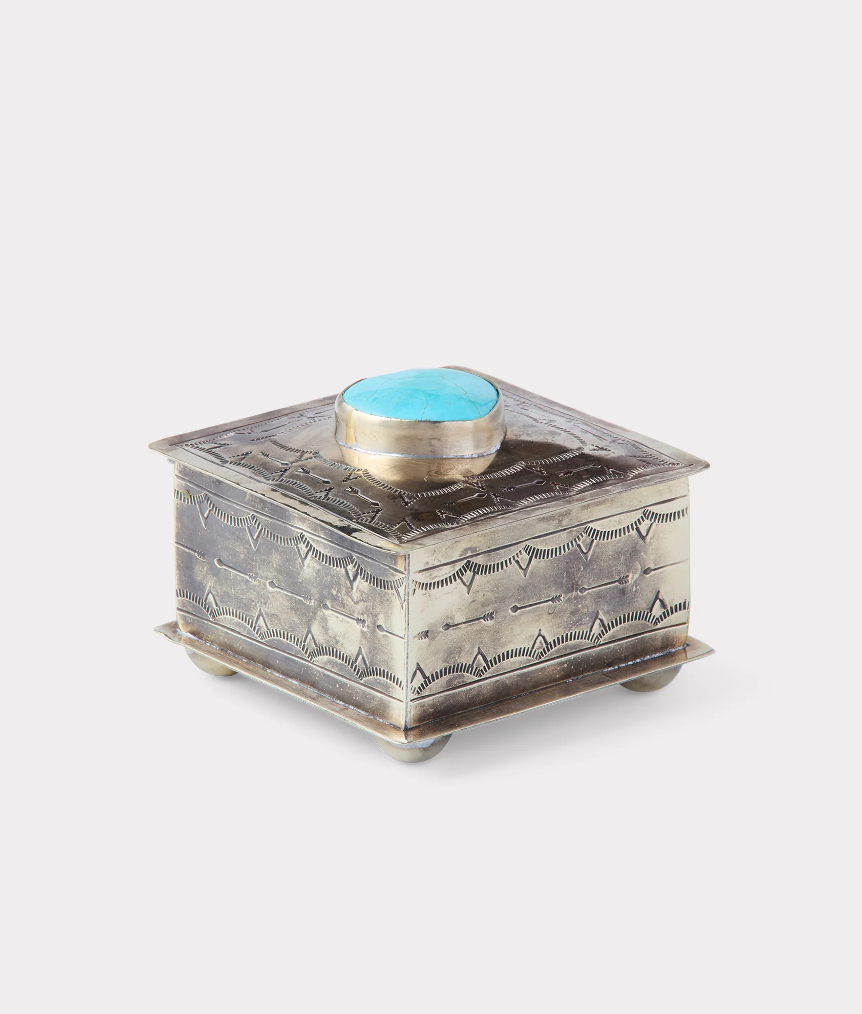 Southwestern Heart Box :: Silver - Image 3