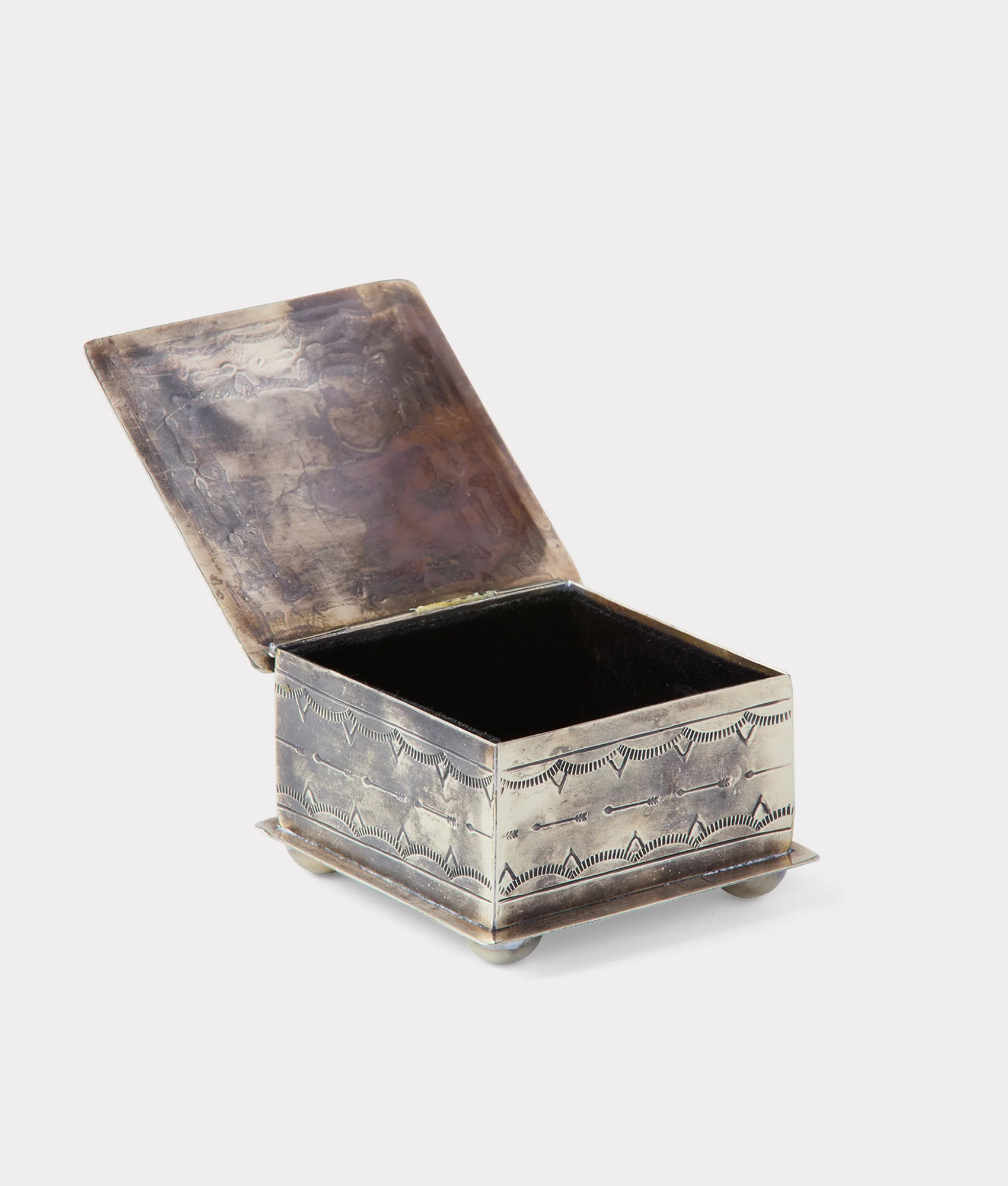 Southwestern Heart Box :: Silver - Image 4