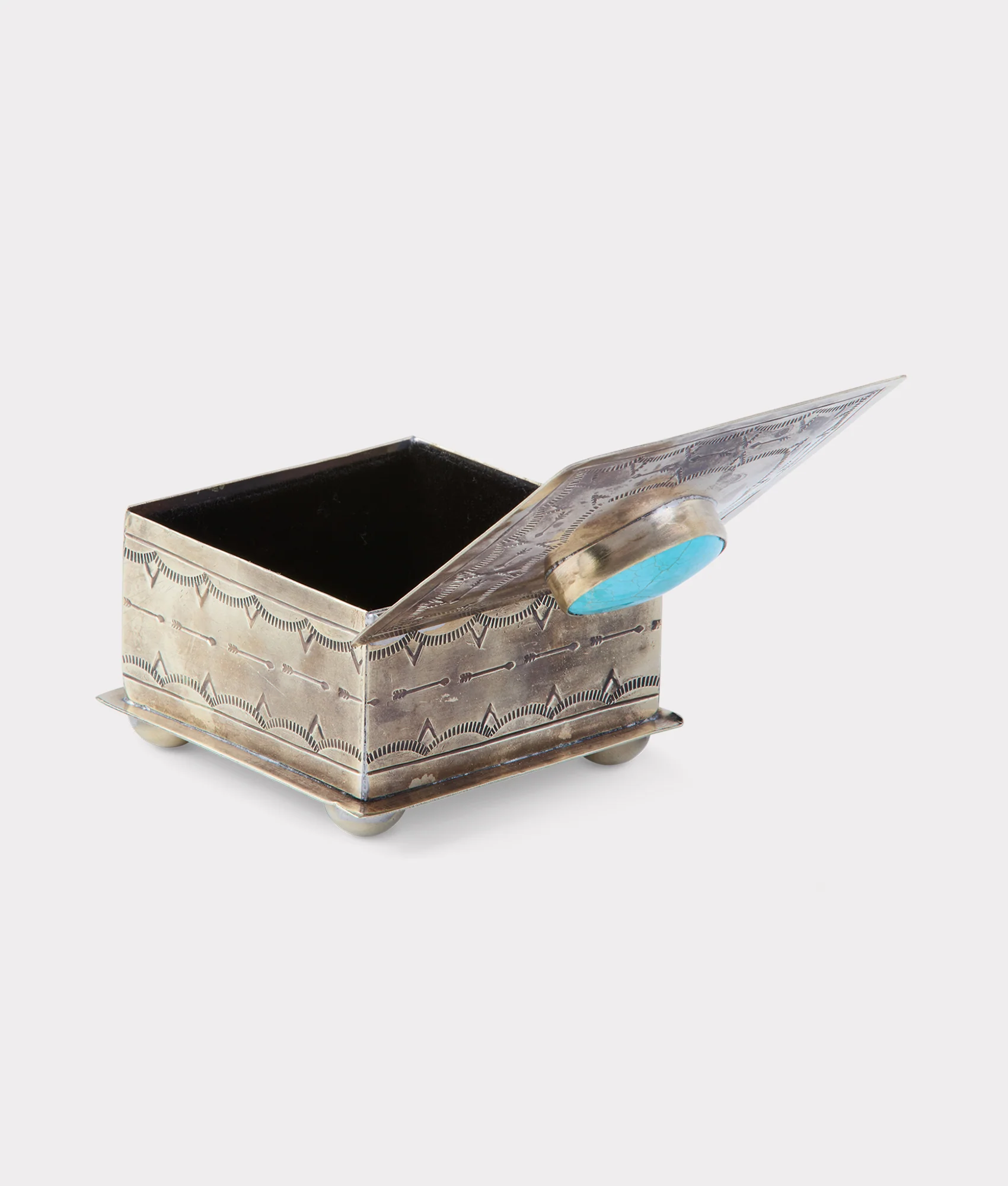 Southwestern Heart Box :: Silver - Image 5