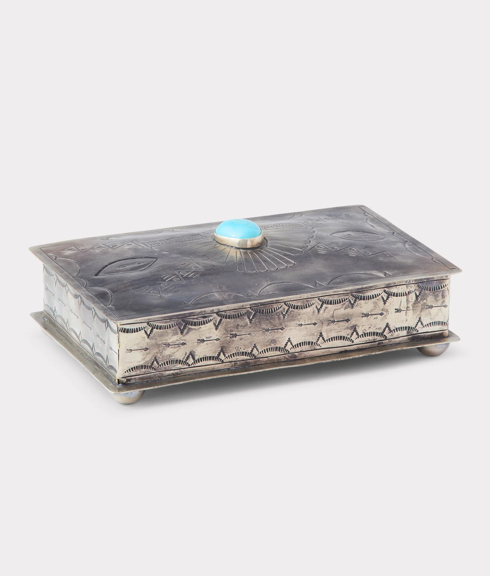 Southwestern Thunderbird Box :: Silver - Image 3