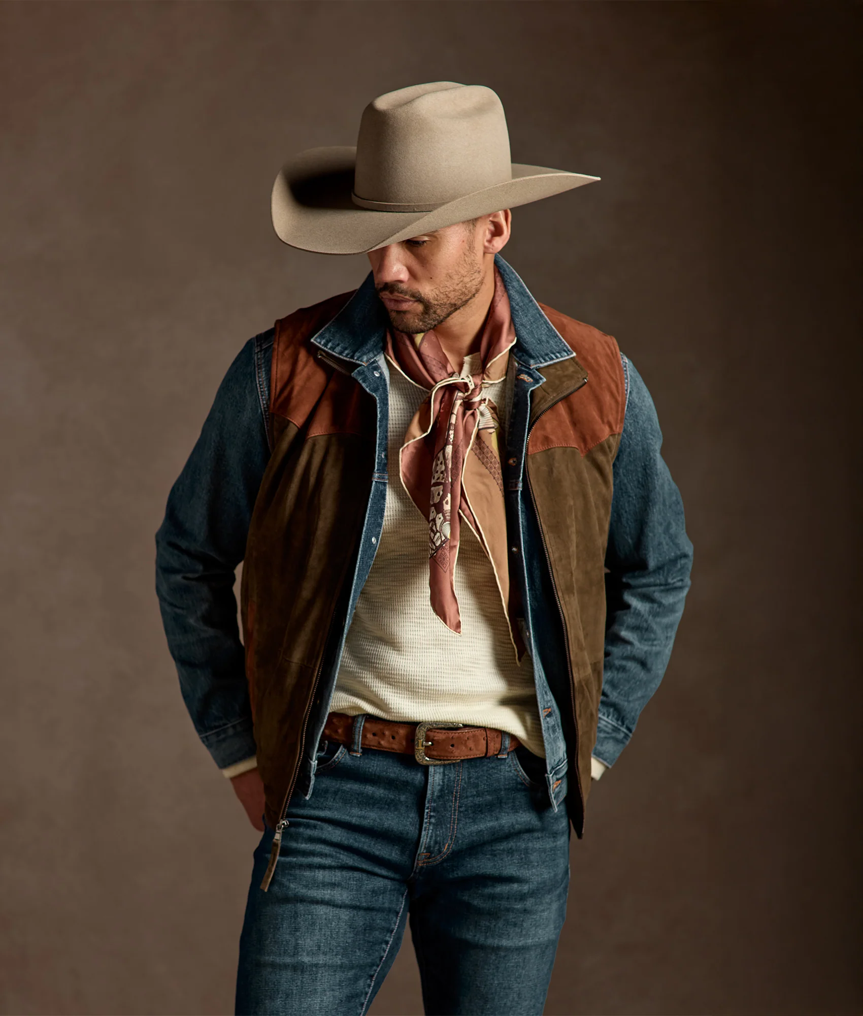 Straight Shooter Belt :: Tobacco - Image 2