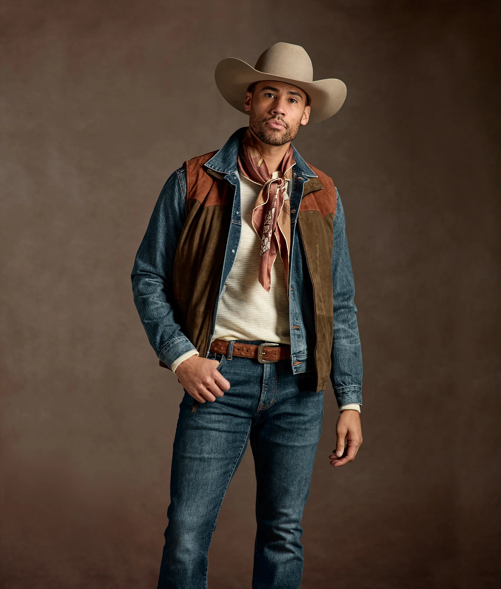 Straight Shooter Belt :: Tobacco - Image 5