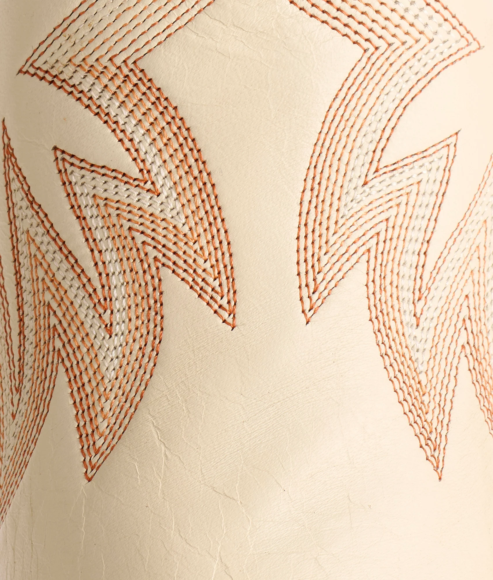 Tilly :: Glitz Cream W/ Burnt Orange Stitching - Image 10