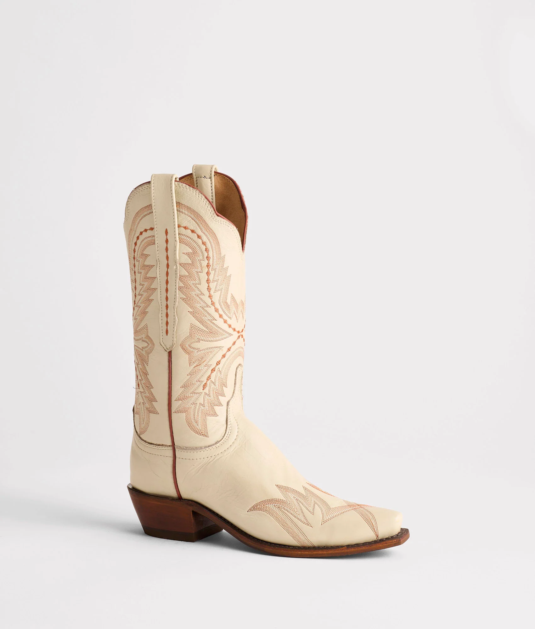 Tilly :: Glitz Cream W/ Burnt Orange Stitching - Image 6
