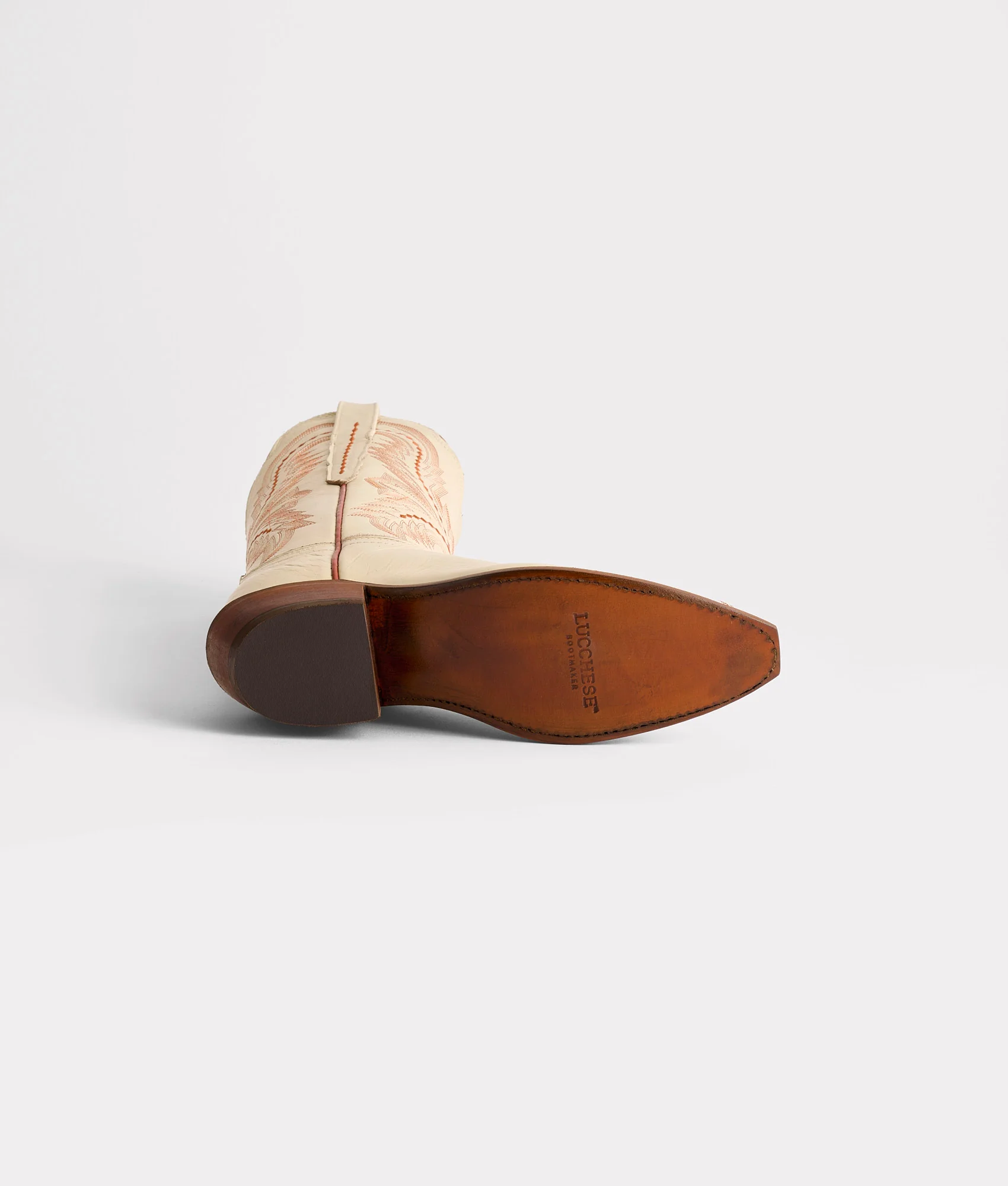Tilly :: Glitz Cream W/ Burnt Orange Stitching - Image 7