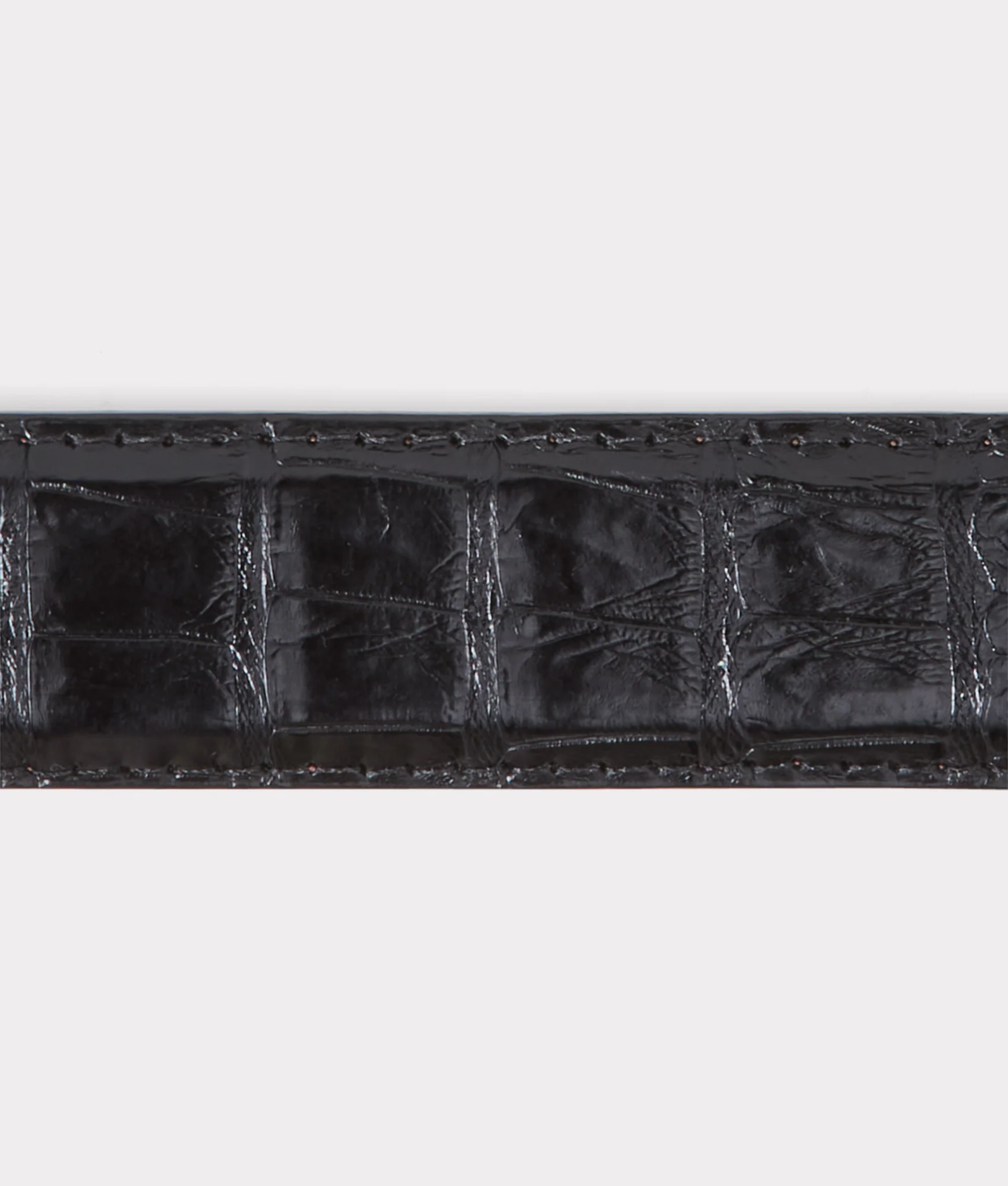 Ultra Belly Caiman Tapered :: Black - Image 4