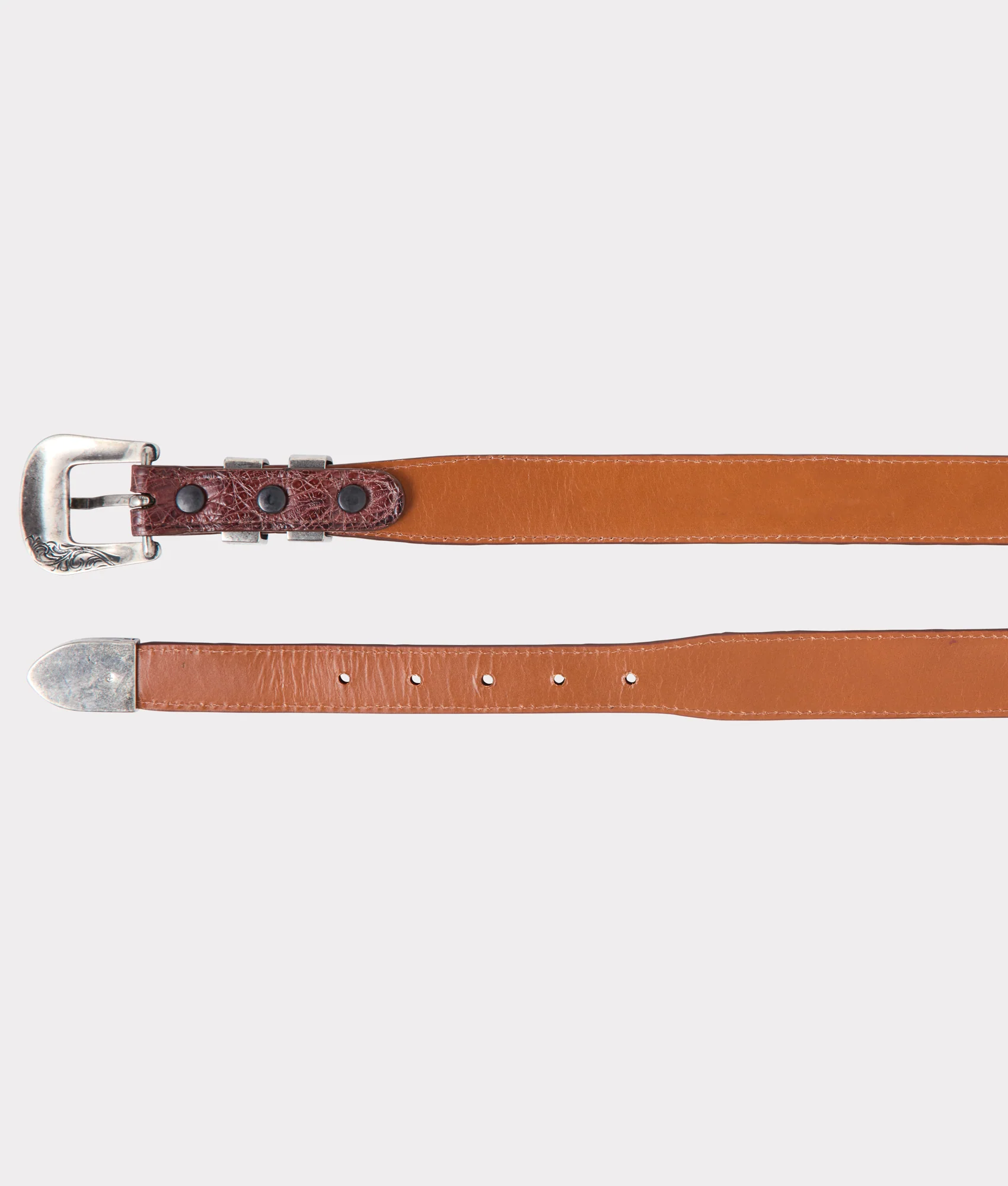 Ultra Belly Caiman Tapered :: Sienna - Image 3