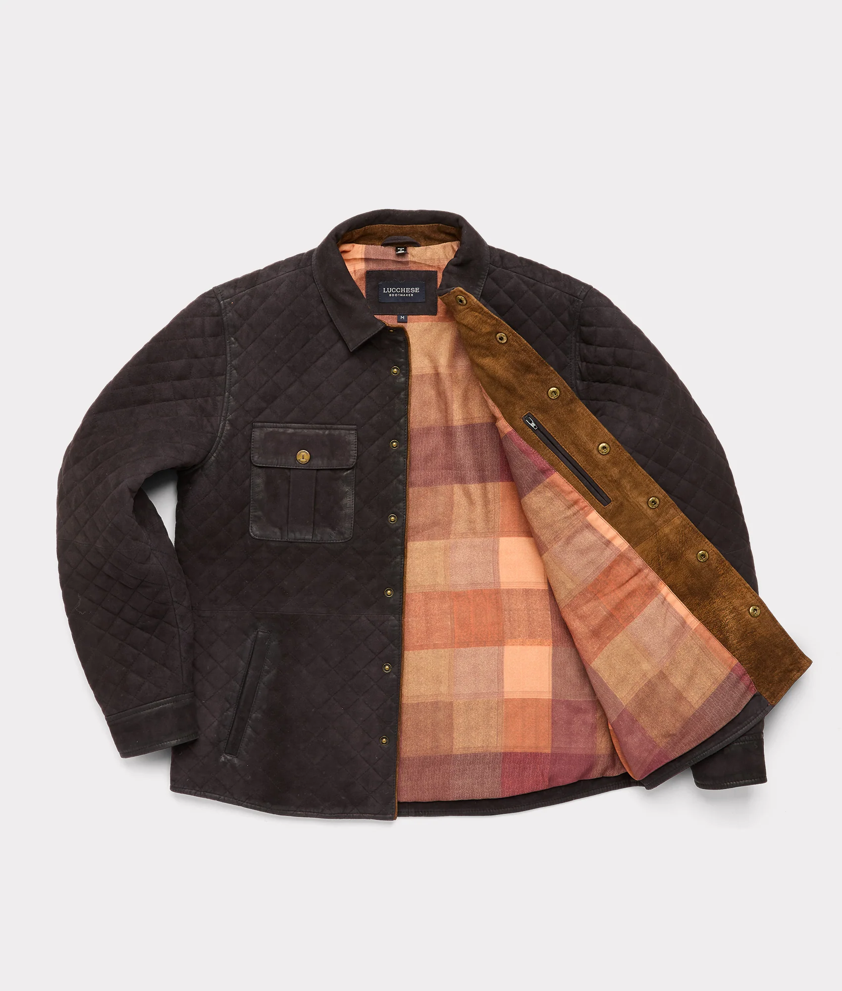 Franklin Waxed Suede Jacket :: Navy - Image 2