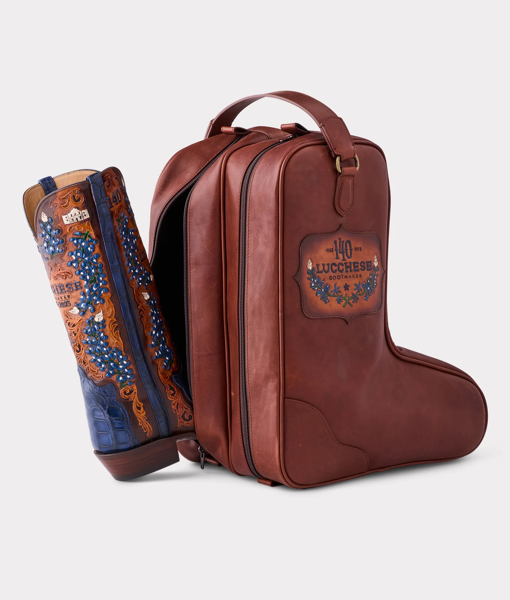 Women's Bluebonnet 140th Anniversary Boot :: Cavalry Blue - Image 16