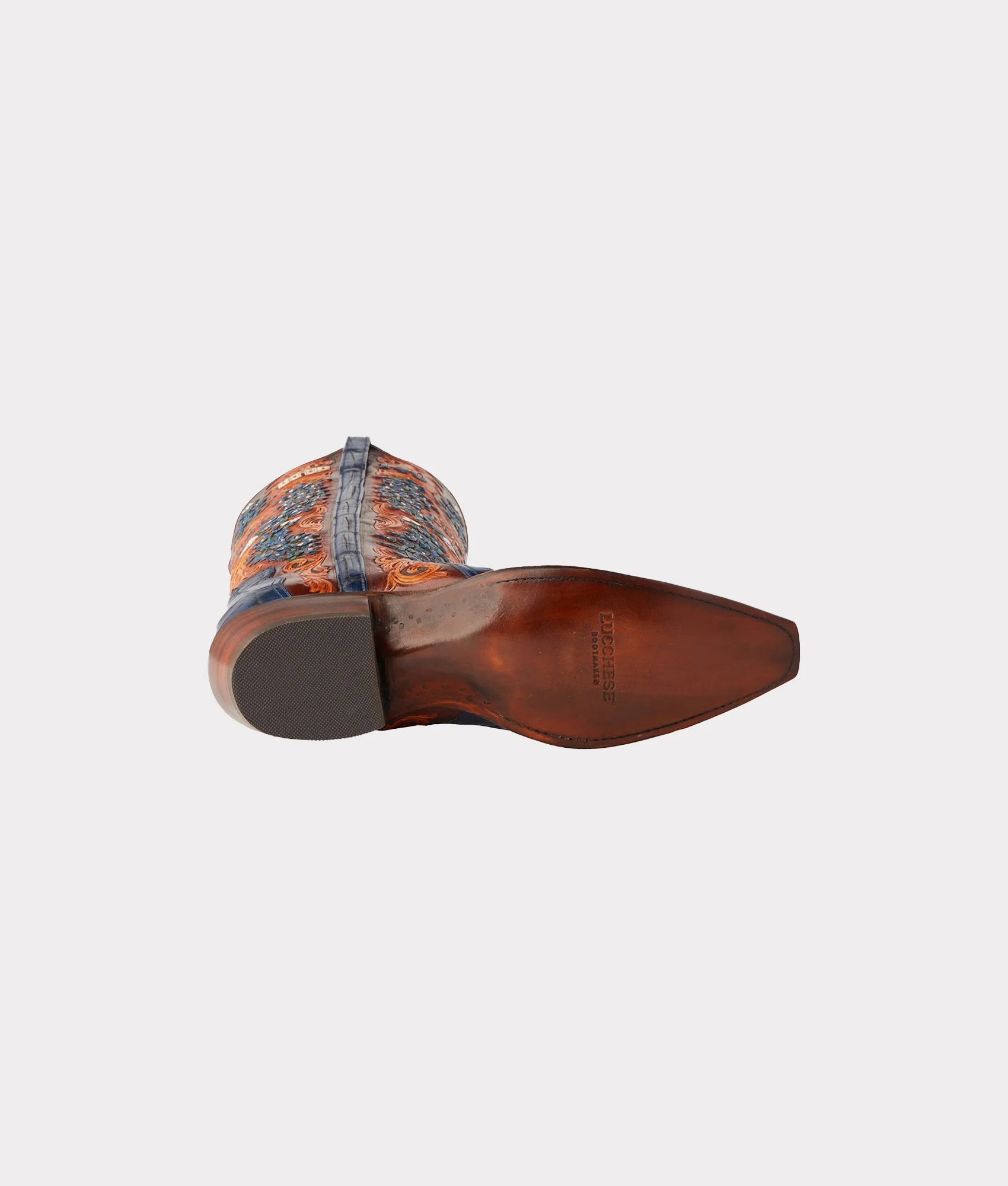 Women's Bluebonnet 140th Anniversary Boot :: Cavalry Blue - Image 6
