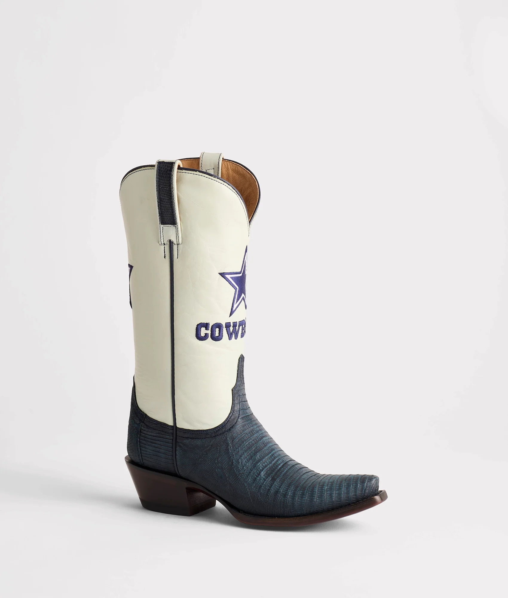 Women's Lucchese x Dallas Cowboys Legacy :: Navy - Image 3